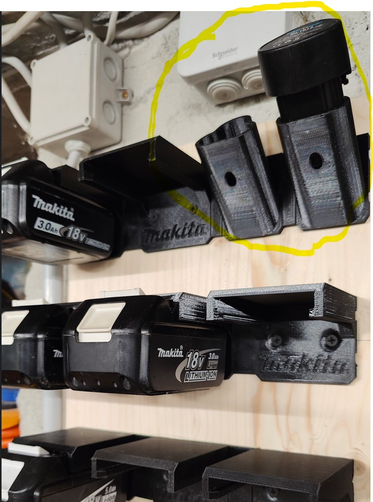 Wandhalterung für Markita Akku 10,8V