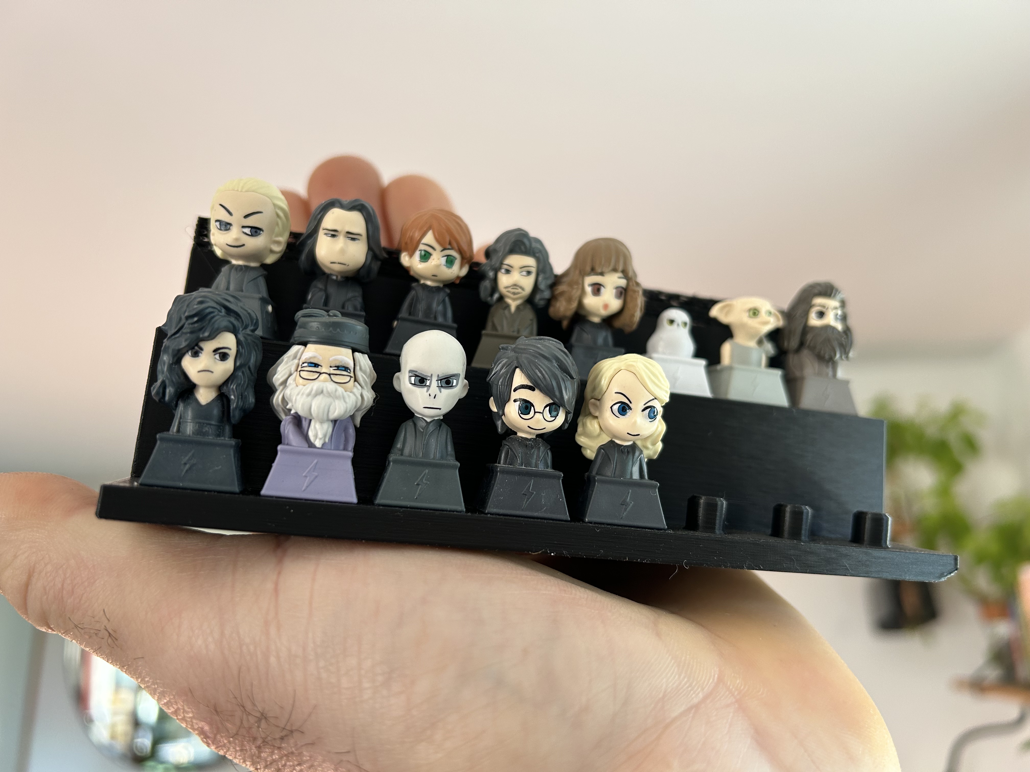 Support pour figurines Harry Potter Super U Wizzis