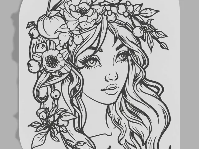 Woman with a face!