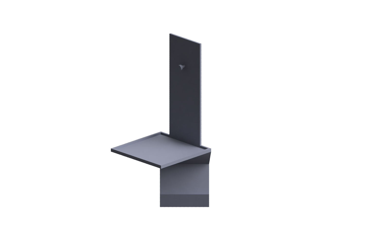Rear or satellite speaker mounts for back of bed, with optimal angular positioning