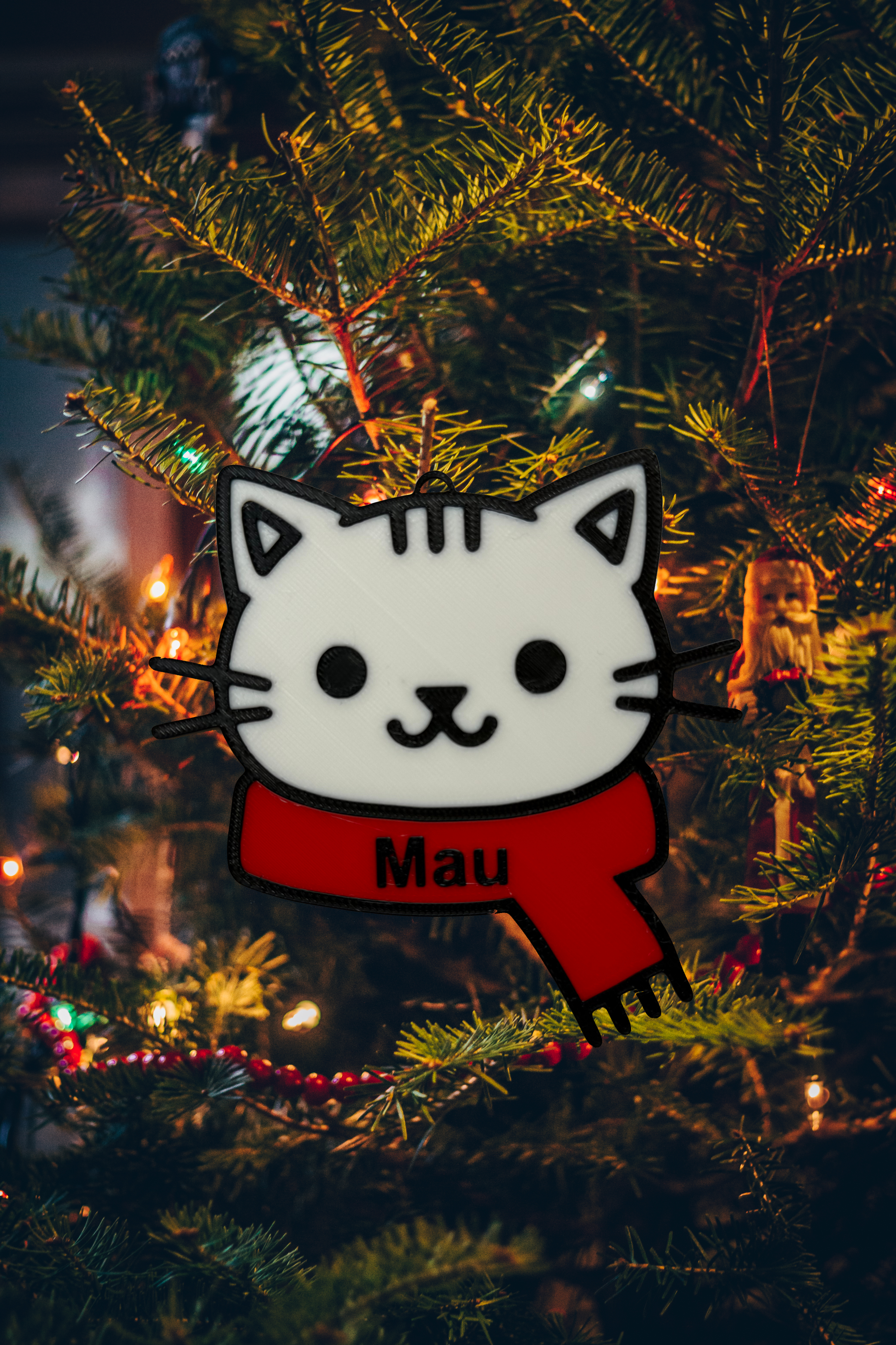 Christmas Ornament - Cute cat