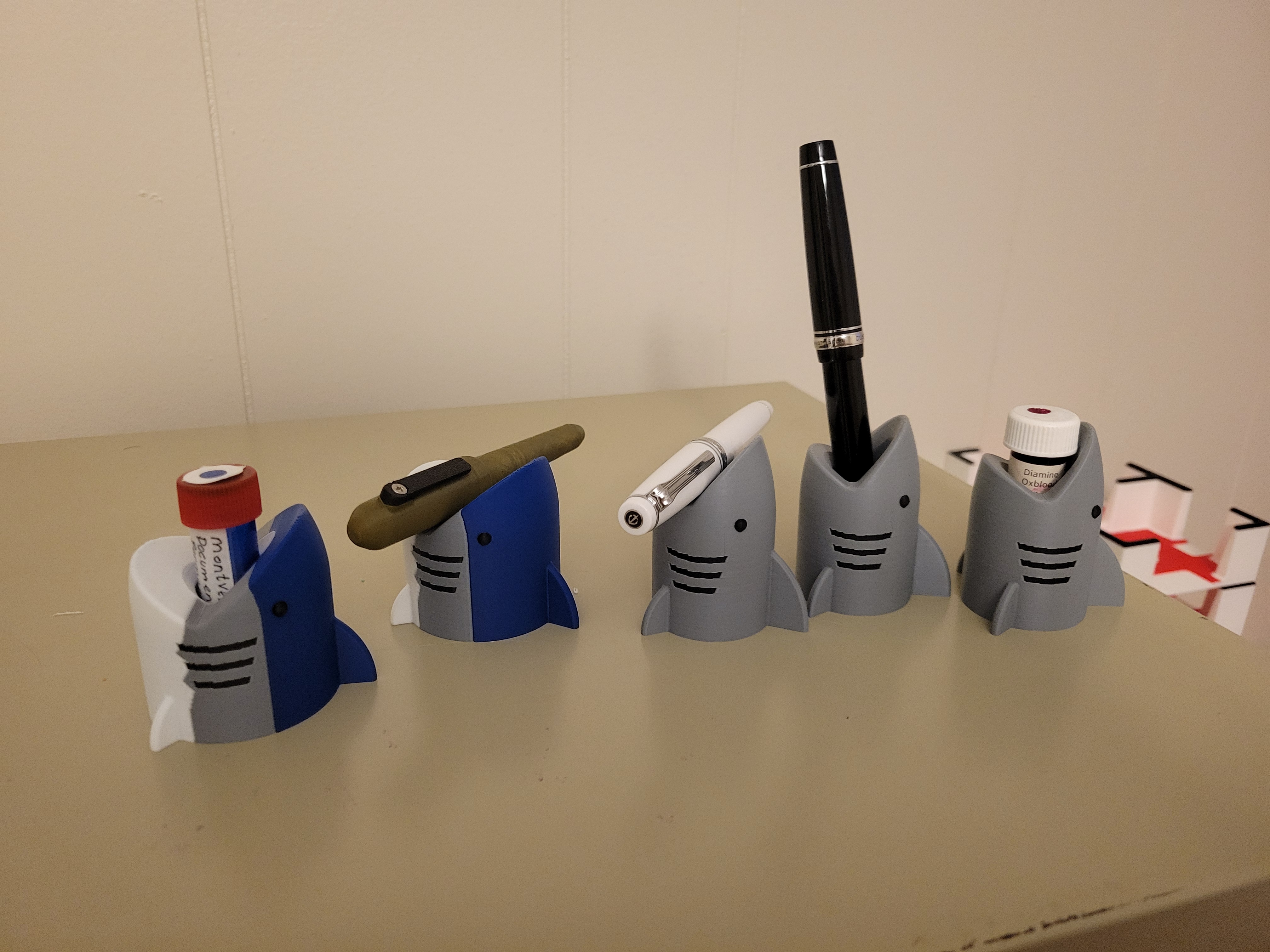 Shark Pen & Ink Holder