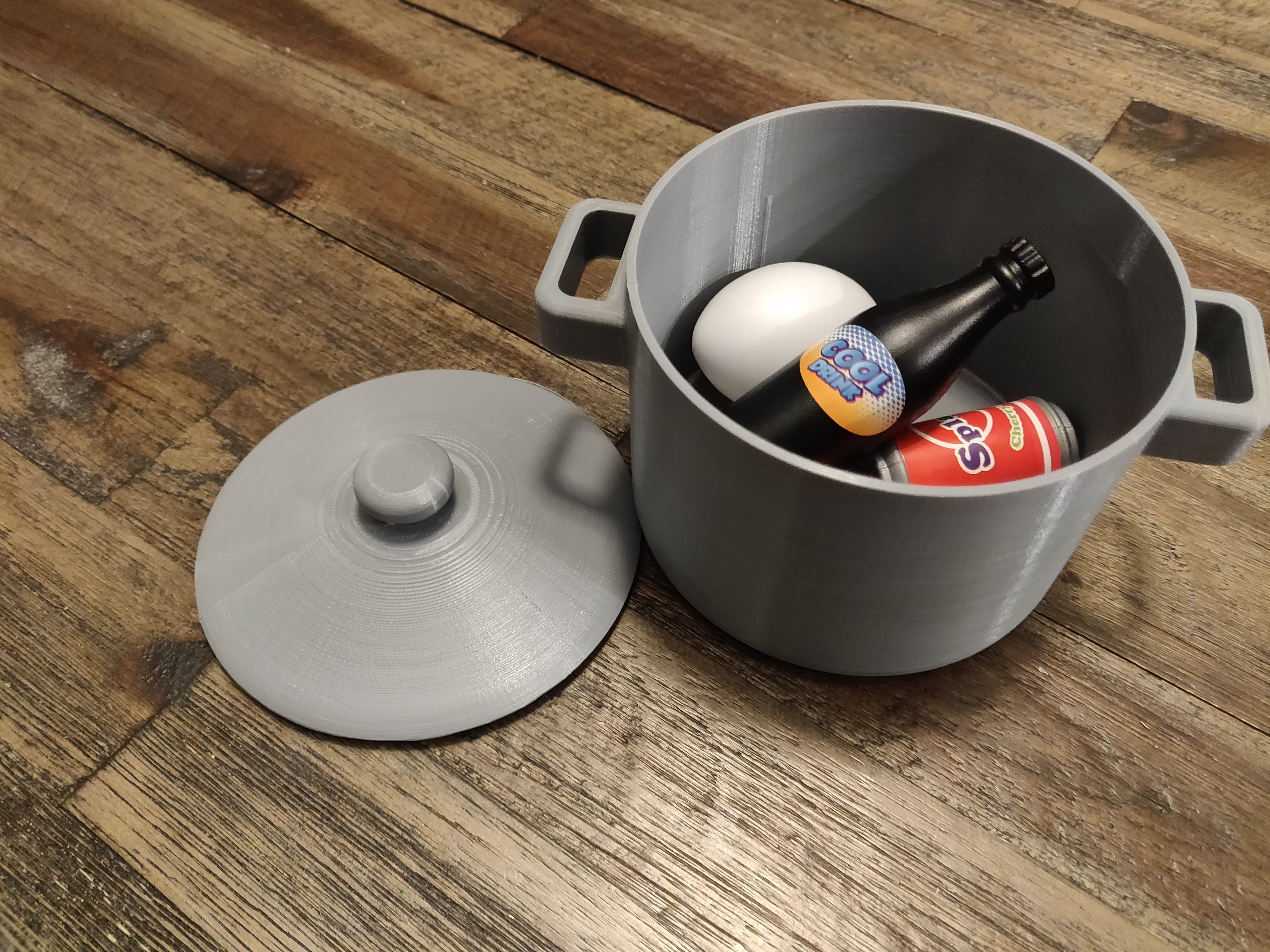 Kitchen Toys: Toy Cooking Pot with Lid