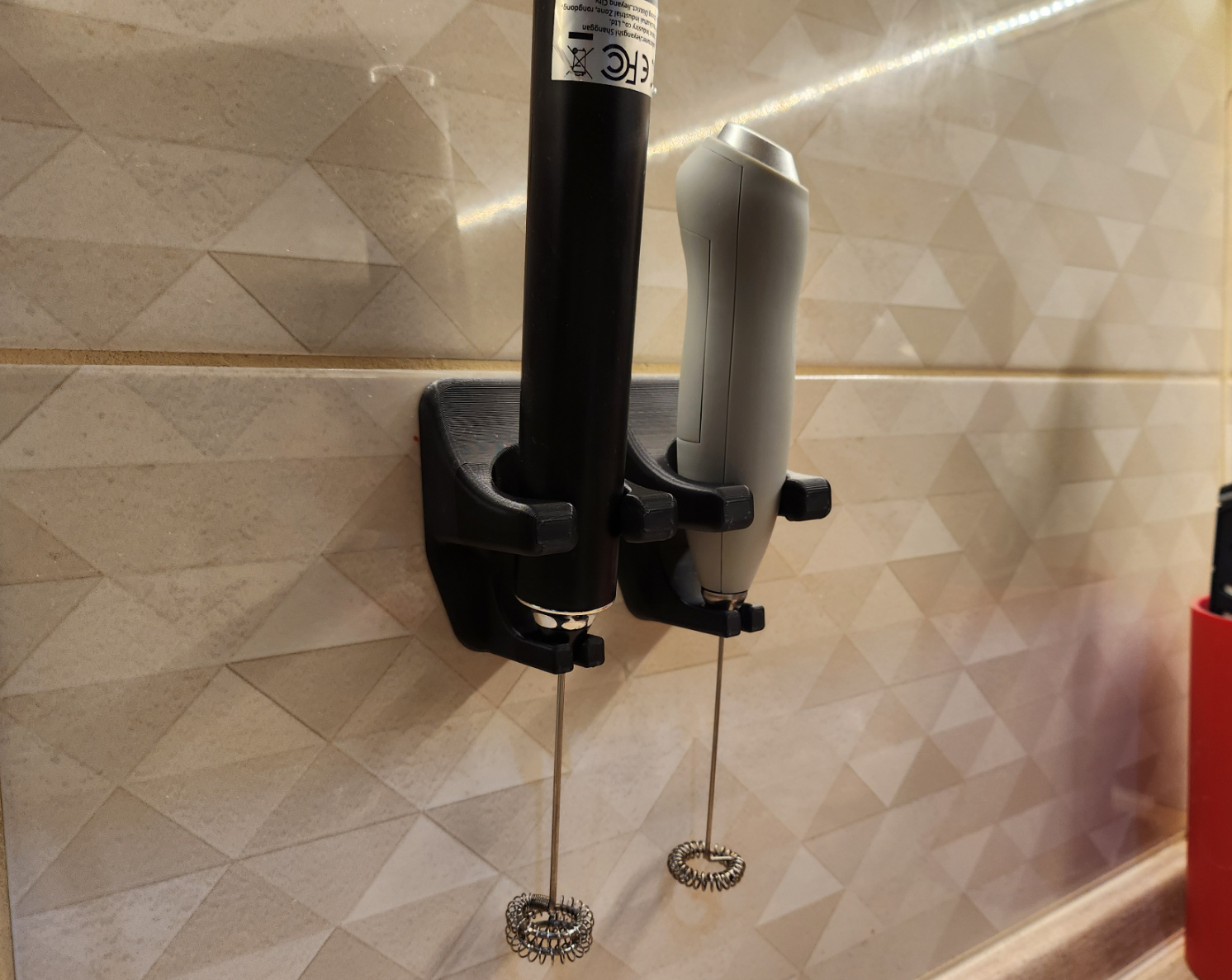 Universal-ish Milk Frother Holder