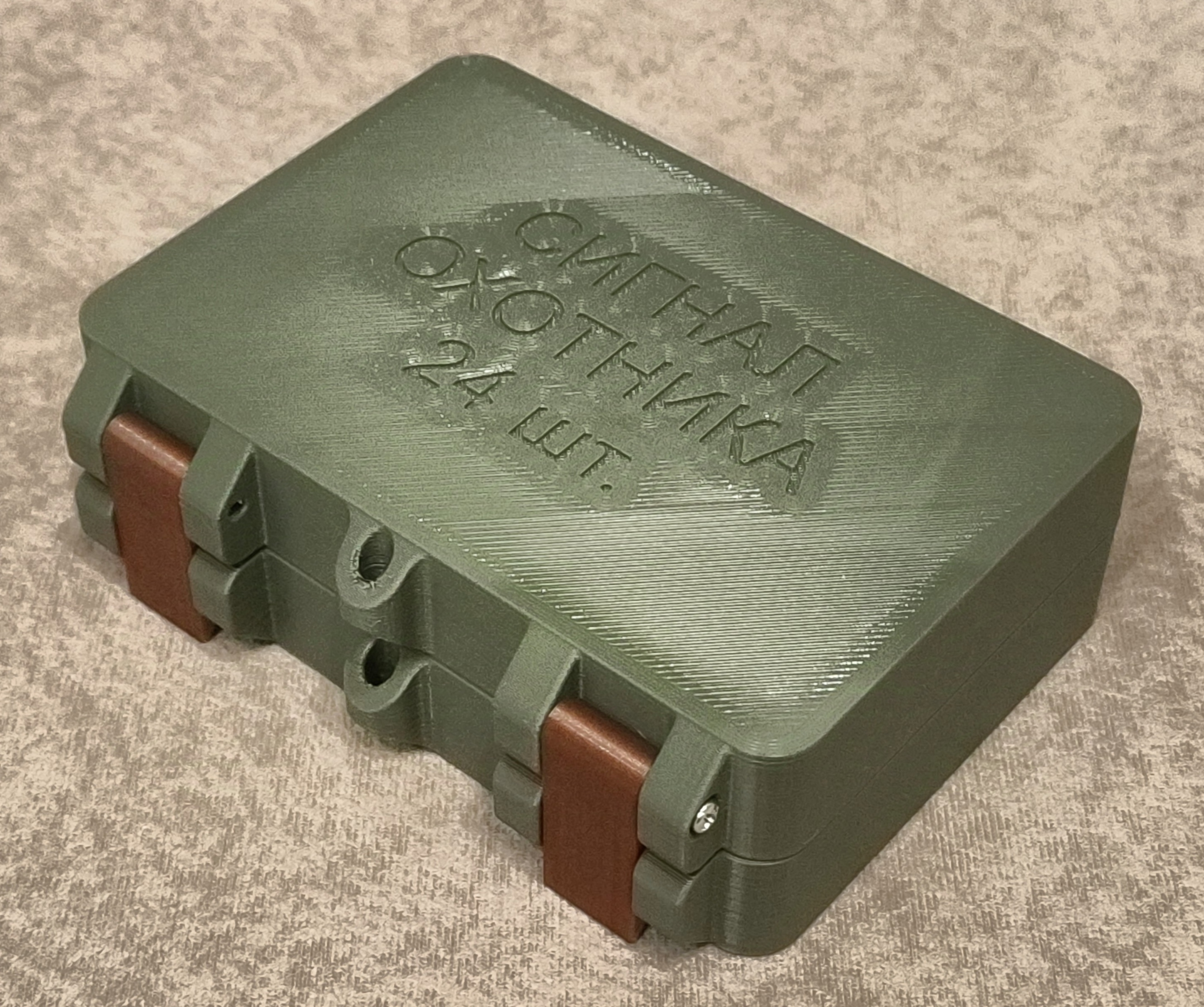 Case for 24 pyrotechnic threaded cartridges "Hunter's Signal"