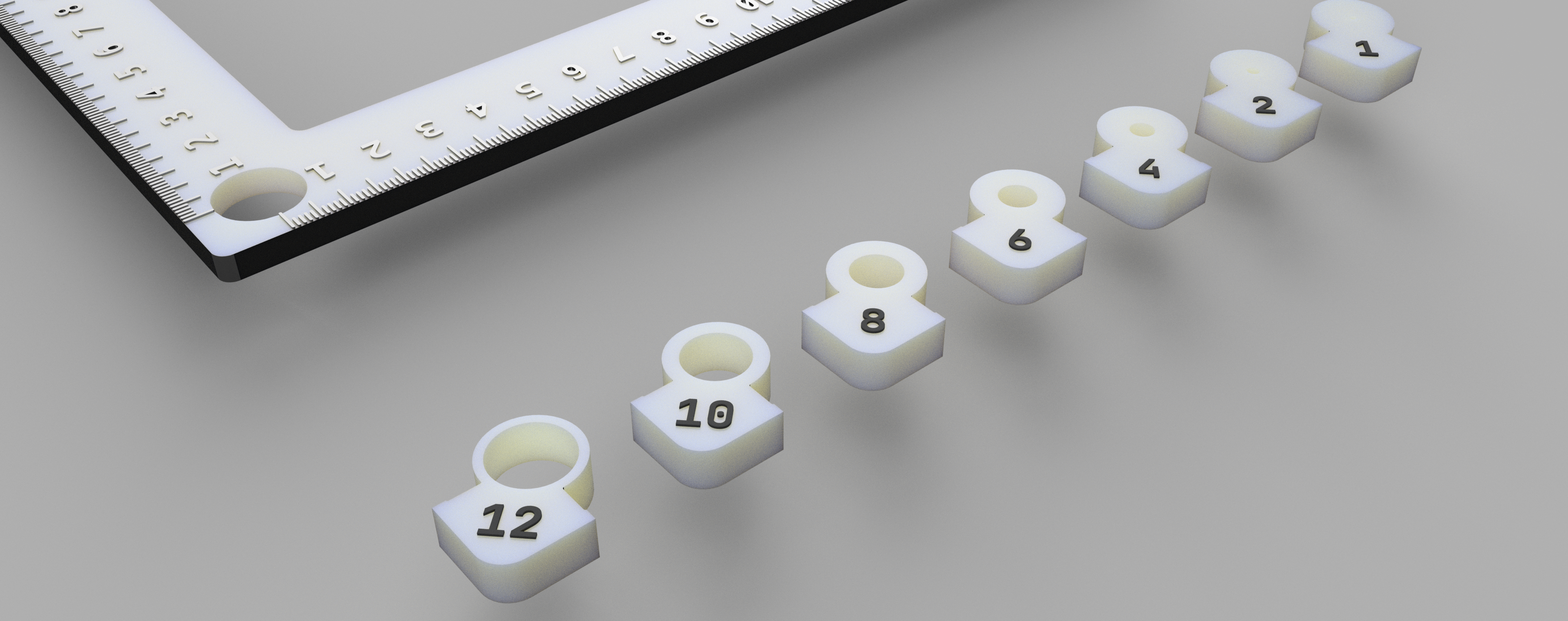 Miniatura 4 do modelo 3D Angle ruler drill guide