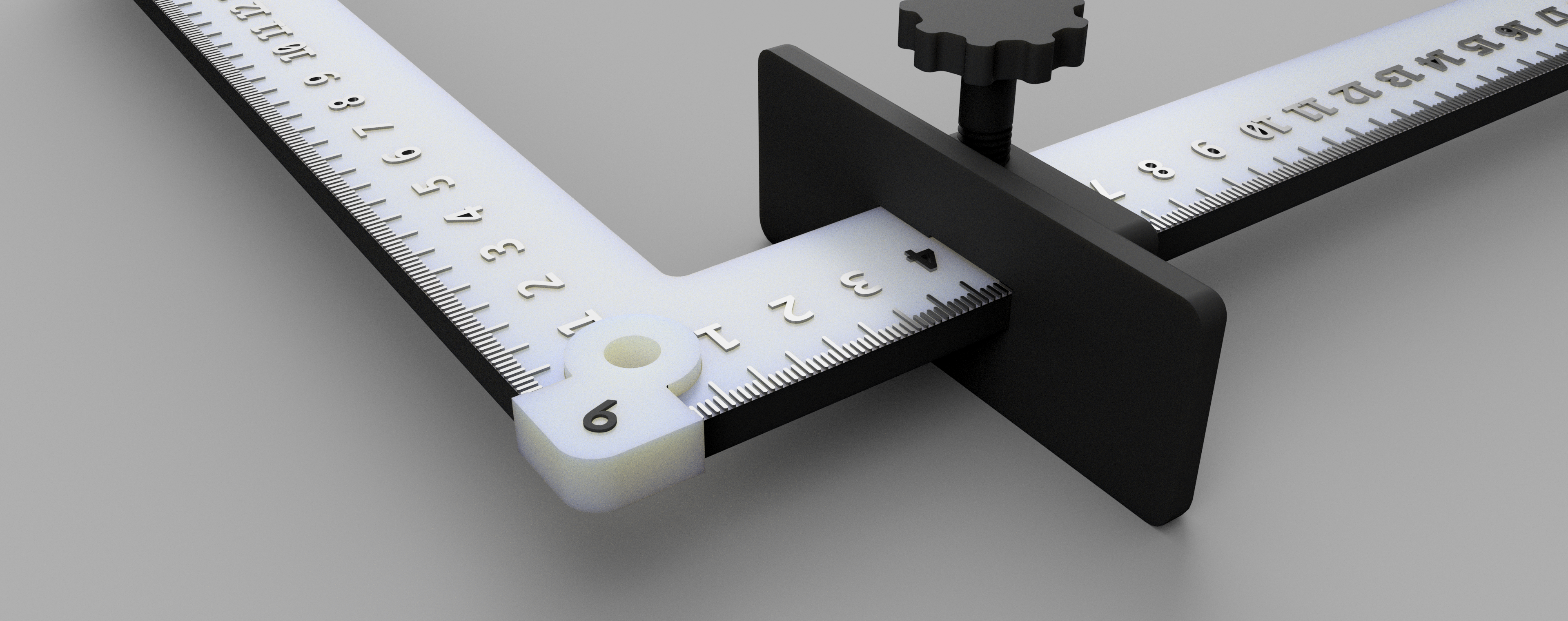 Miniatura 5 do modelo 3D Angle ruler drill guide