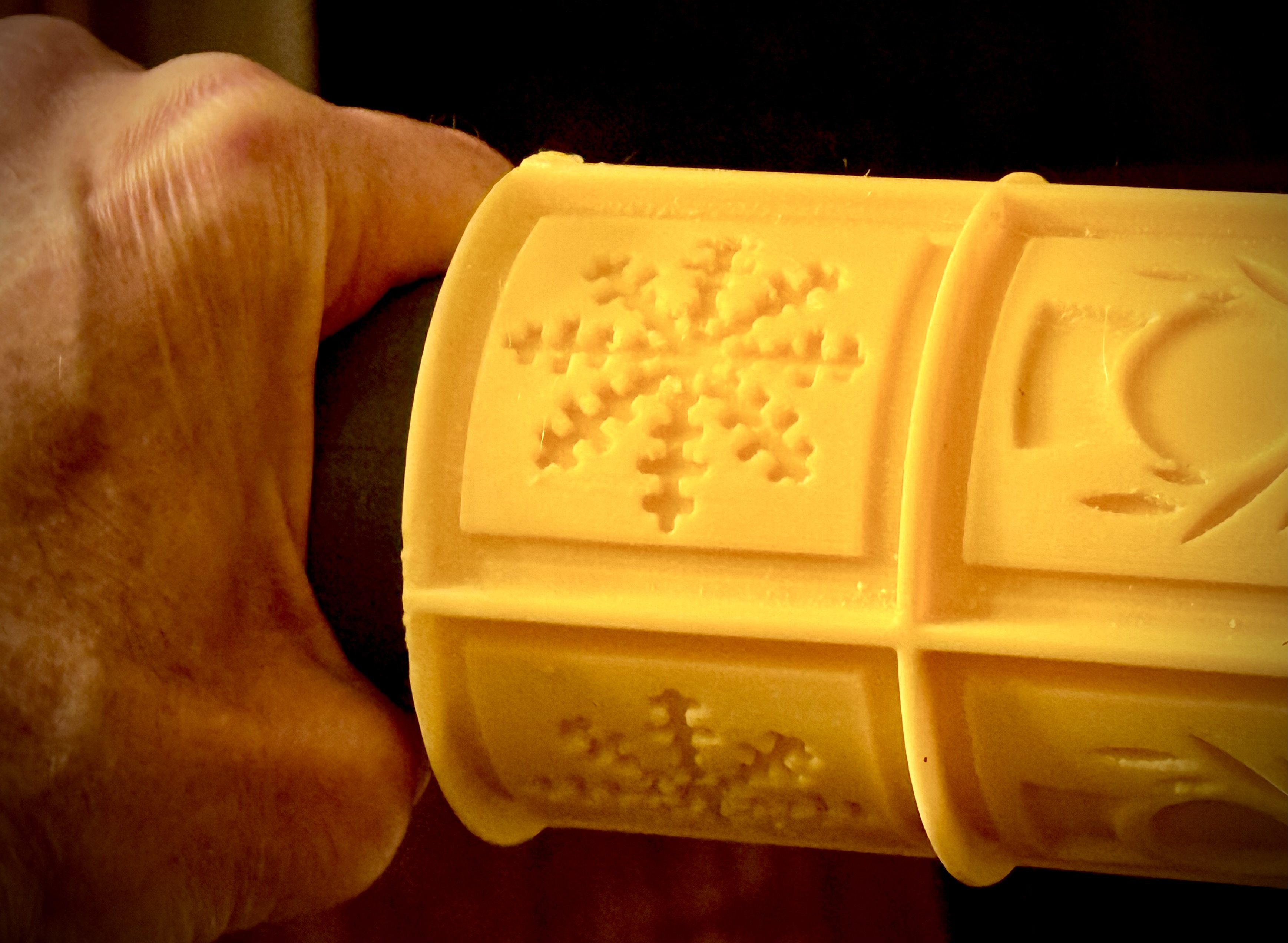Shorty McShortbread cookie embosser/cutter
