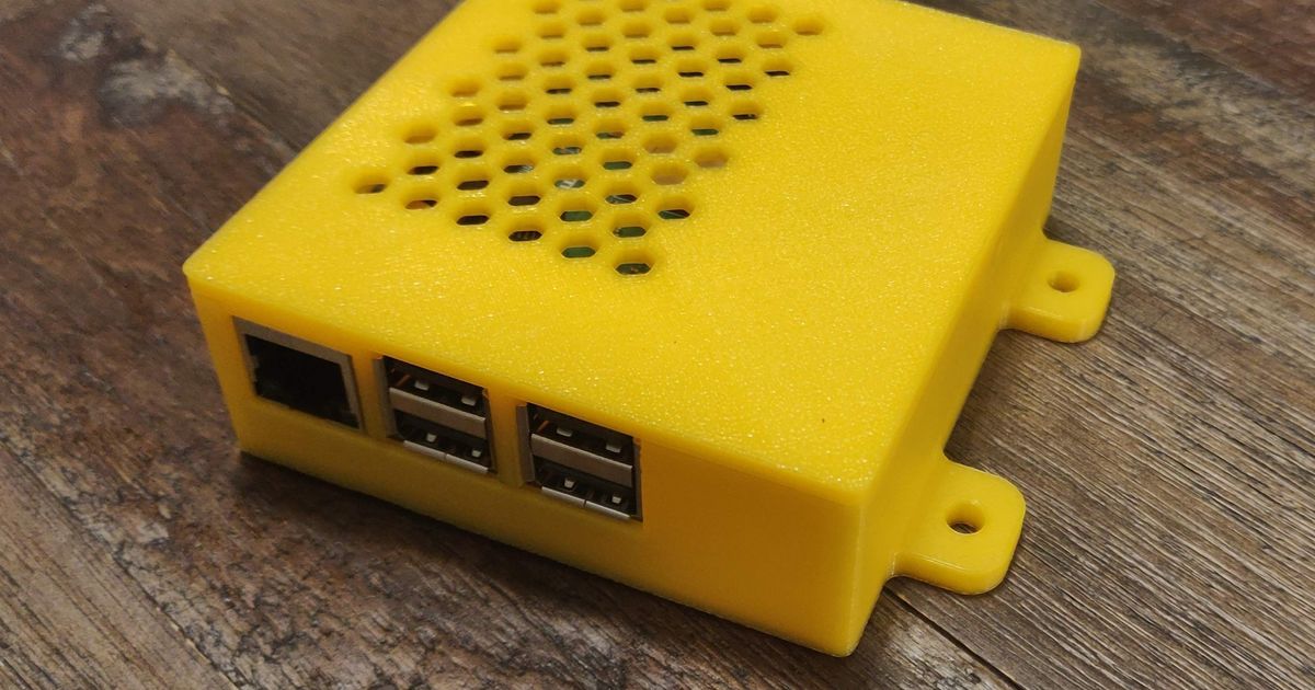 Raspberry Pi 3 Wall Mount Case by RT3D | Download free STL model ...