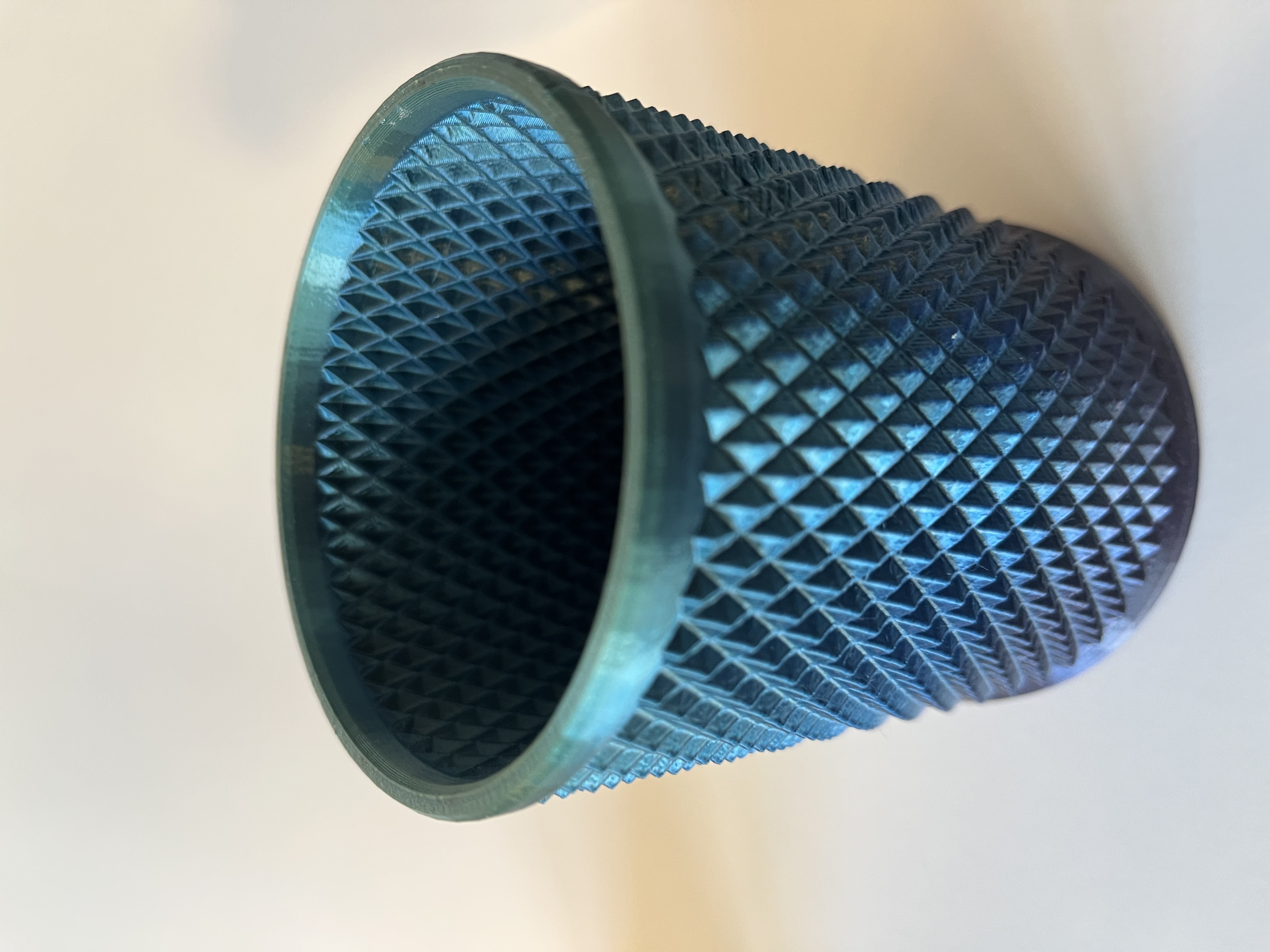 Knurled Pencil Can