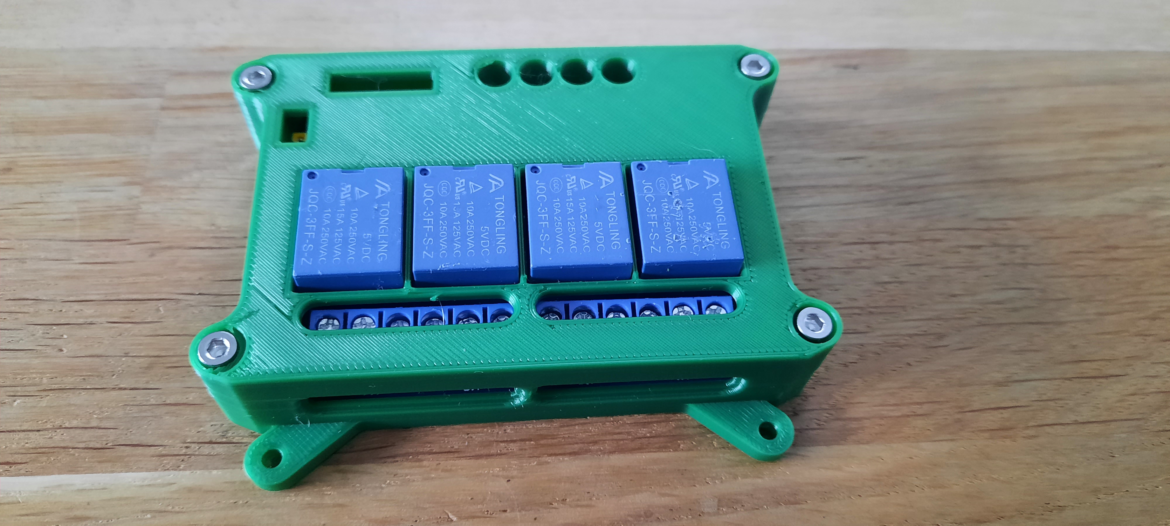 4 channel relay case