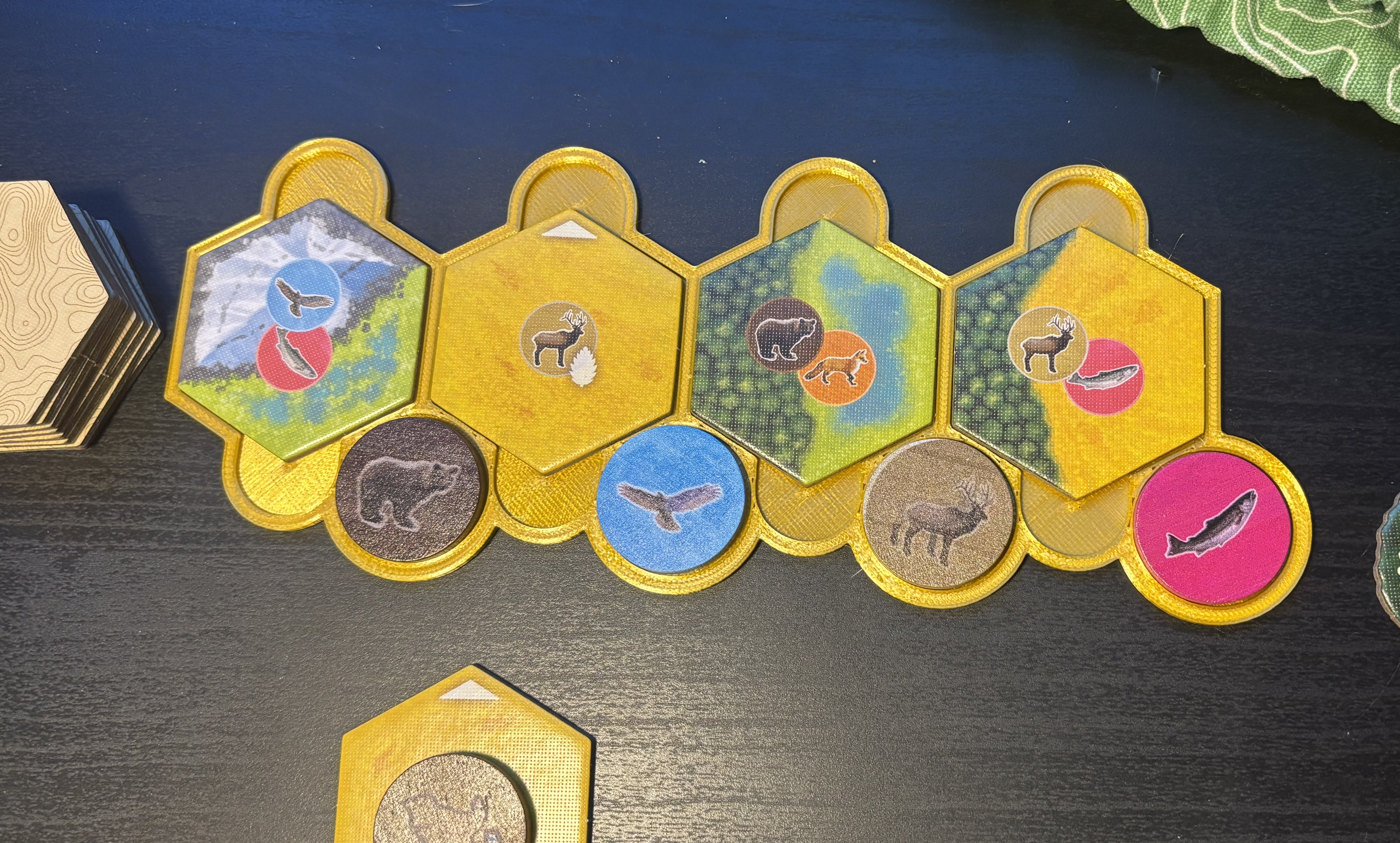 Cascadia Habitat Organizer and Token Tray