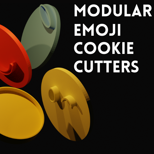 Modular Emoji Cookie Cutters