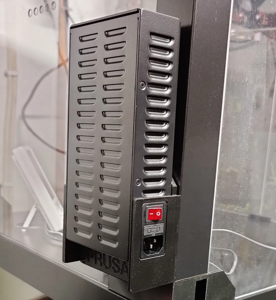 MK3/MK4 black PSU holder for Ikea Lack enclousure (rear mount) by Matt ...