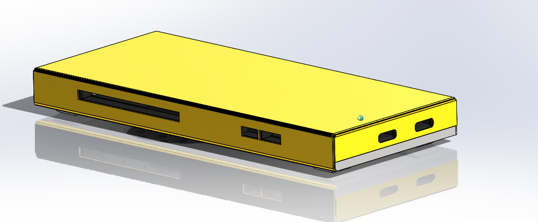 Polished Metal Framework Mainboard CaseCover By Jason Burnham