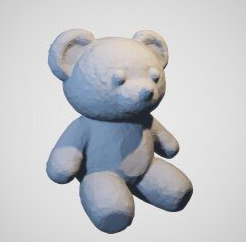 Teddy bear with stand