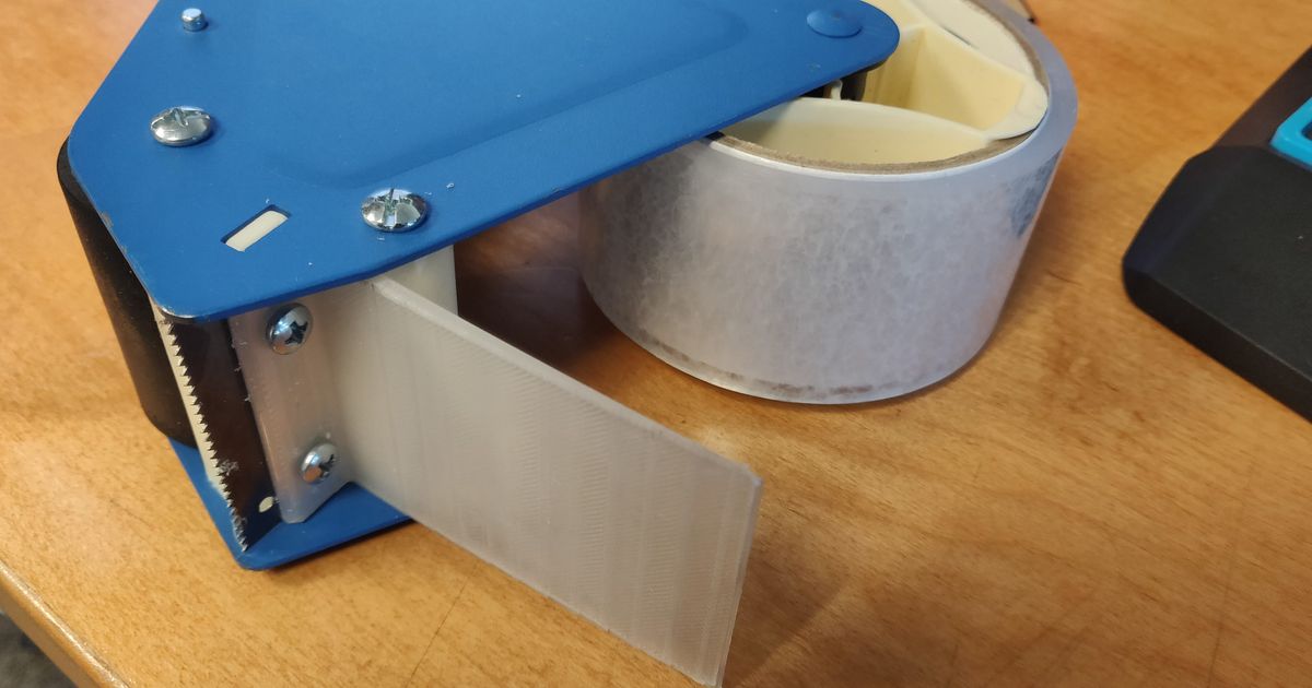 Uline H150 Tape Dispenser WipeDown Blade by RT3D Download free STL