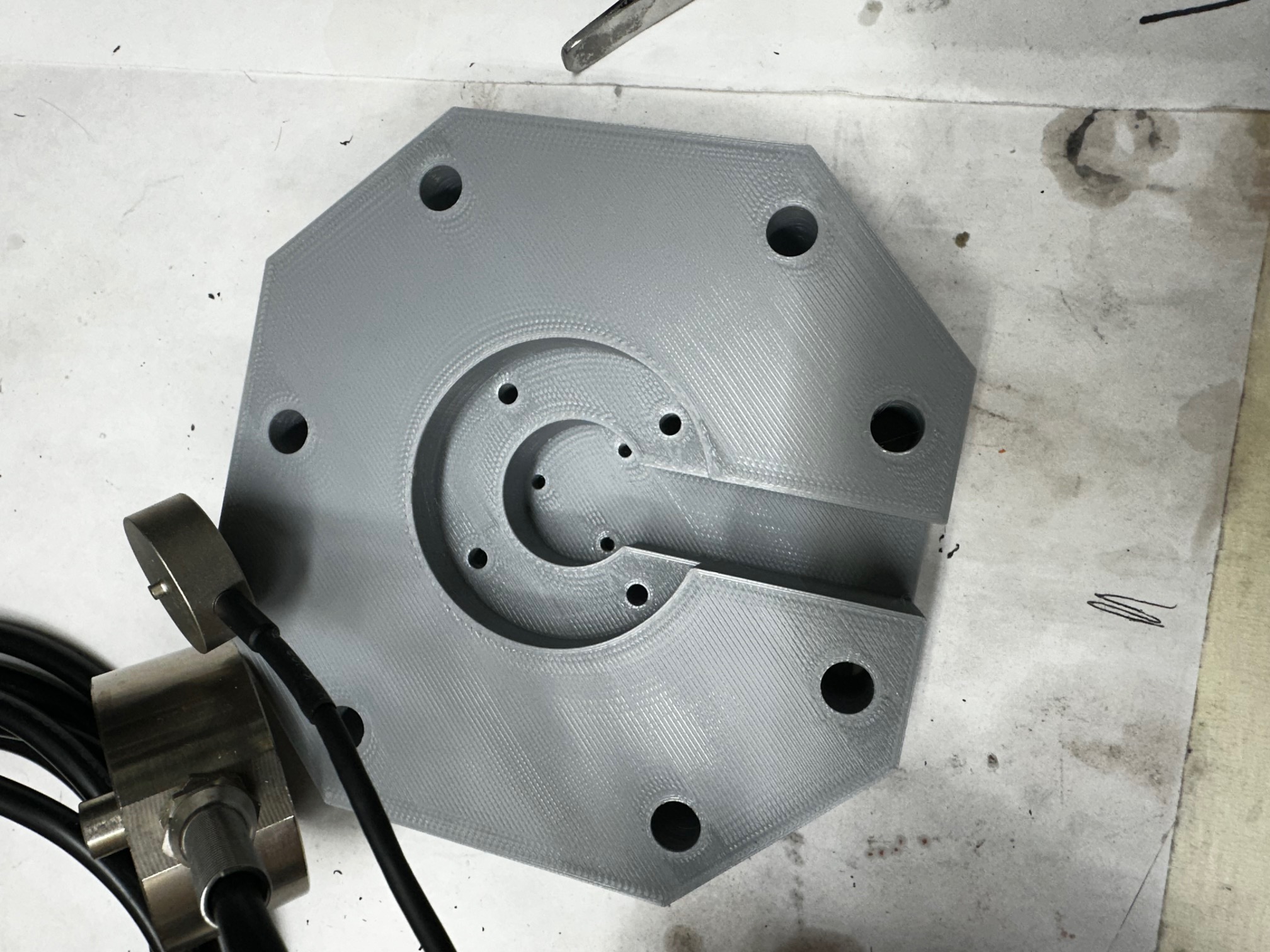 Miniatura 3 do modelo 3D Load cell mount