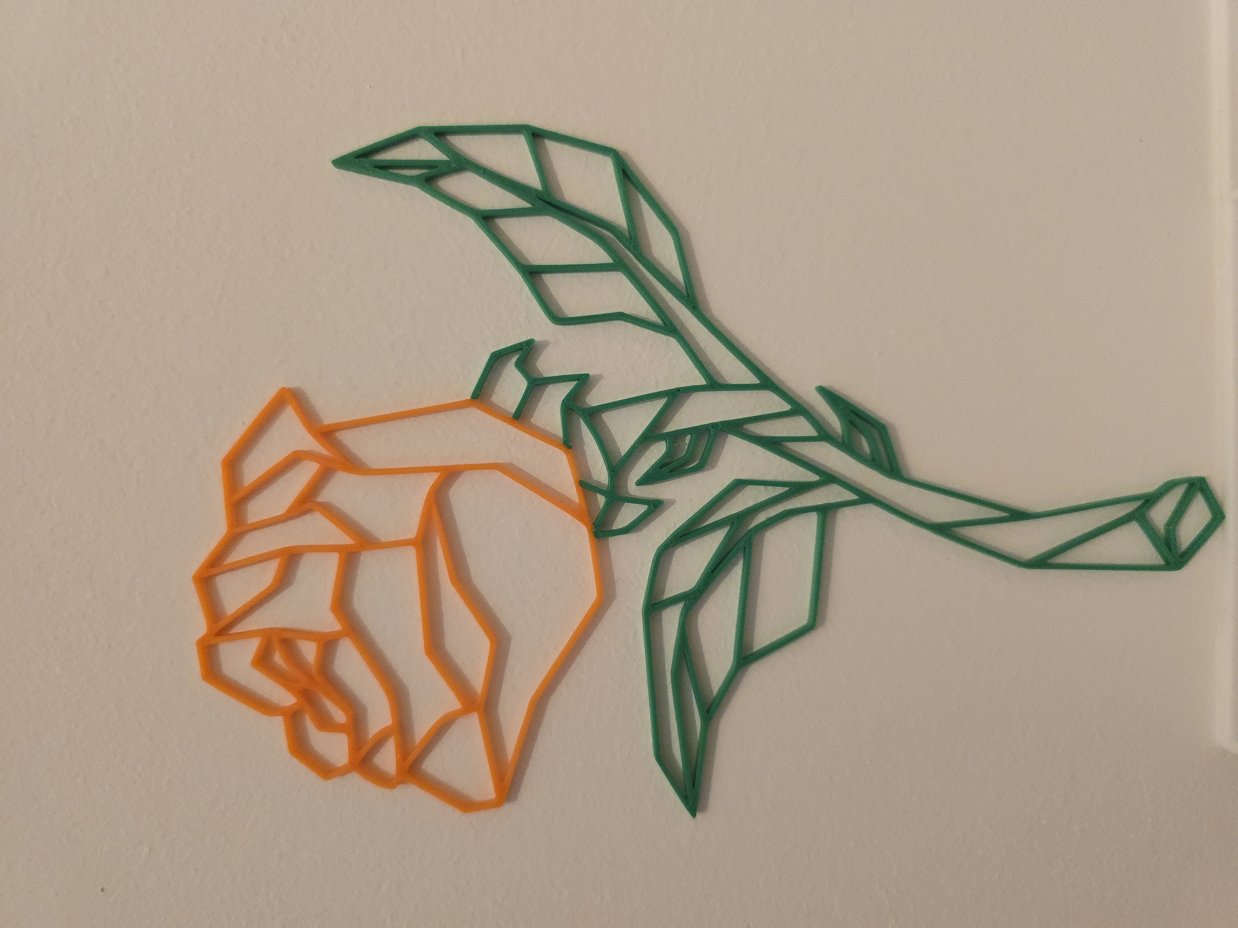 Rose Wallart Multi-Colour (AMS)