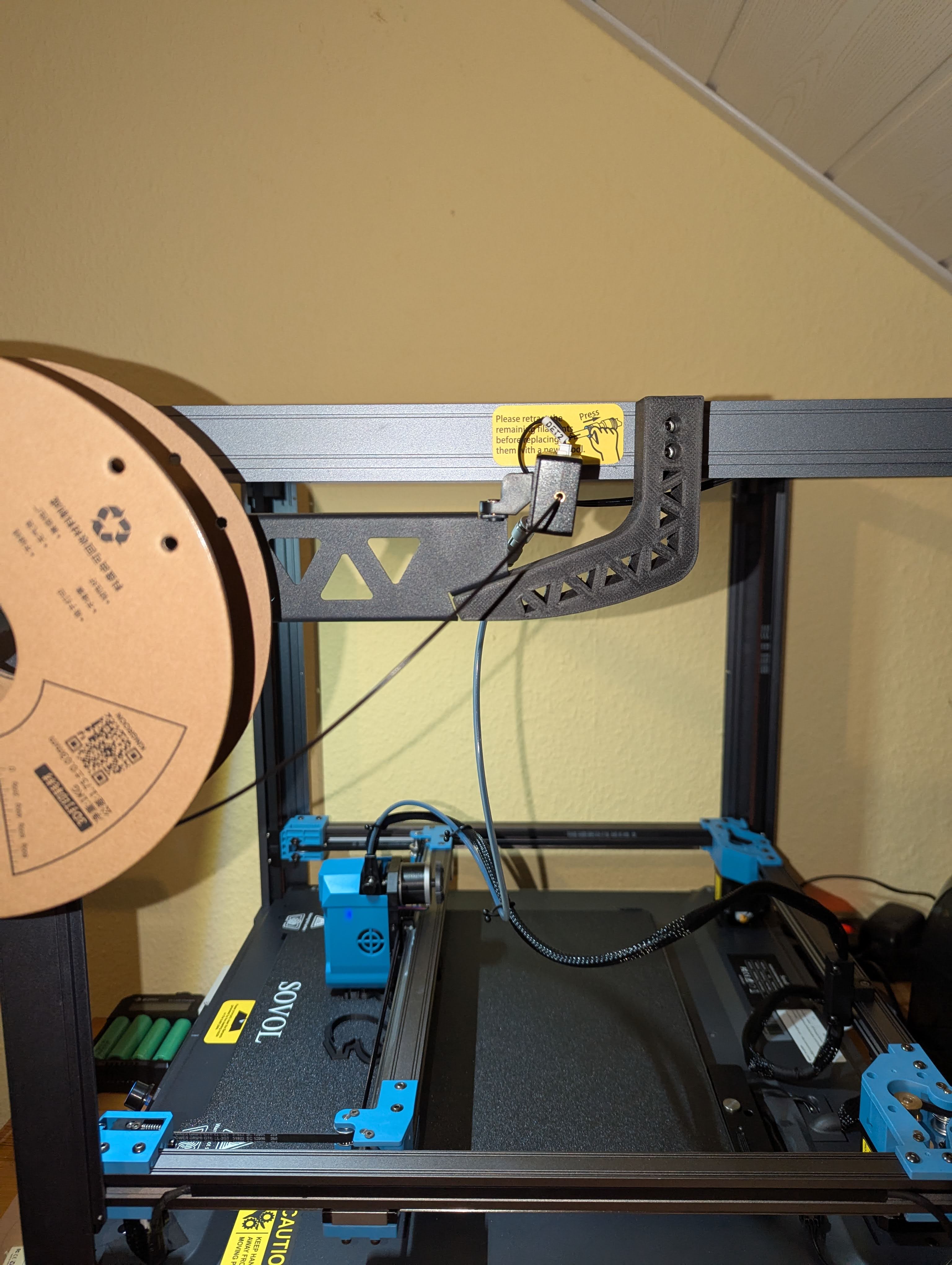 SV08 Filament Spulenhalter Adapter / Spoolholder Adapter SV08