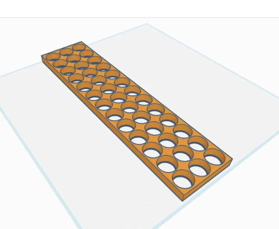 21700 - 13S3P cell holders square for a 48V battery by DIY500AMP