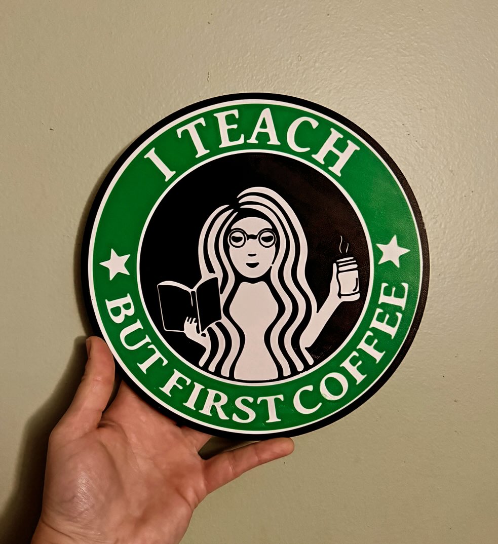 Teacher Coffee Sign