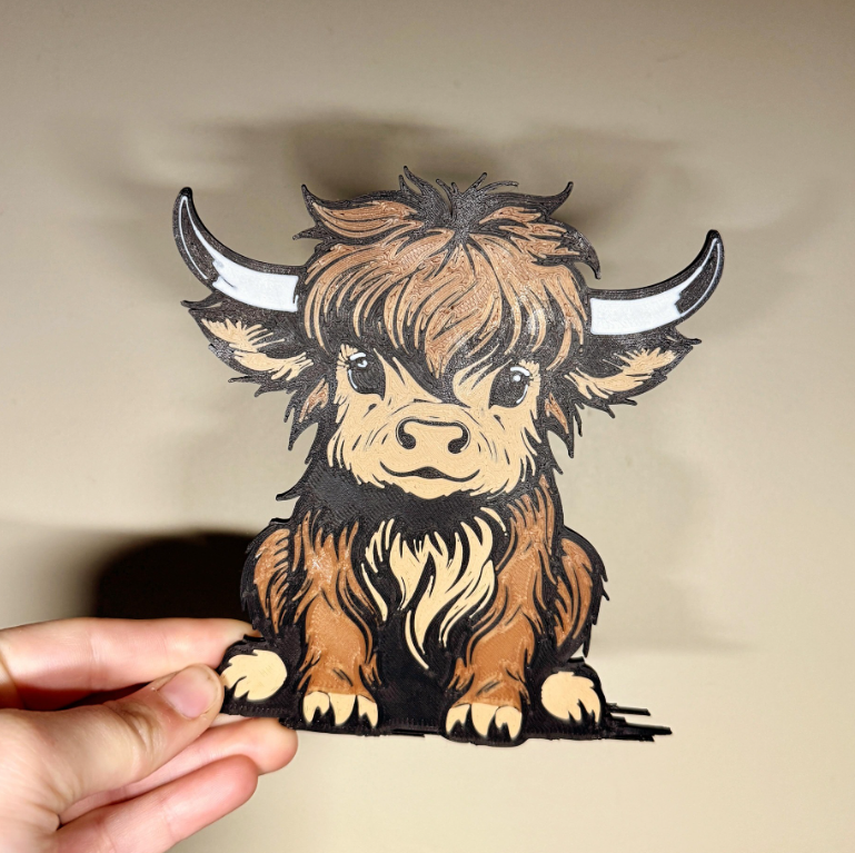 Highland Cow Sign