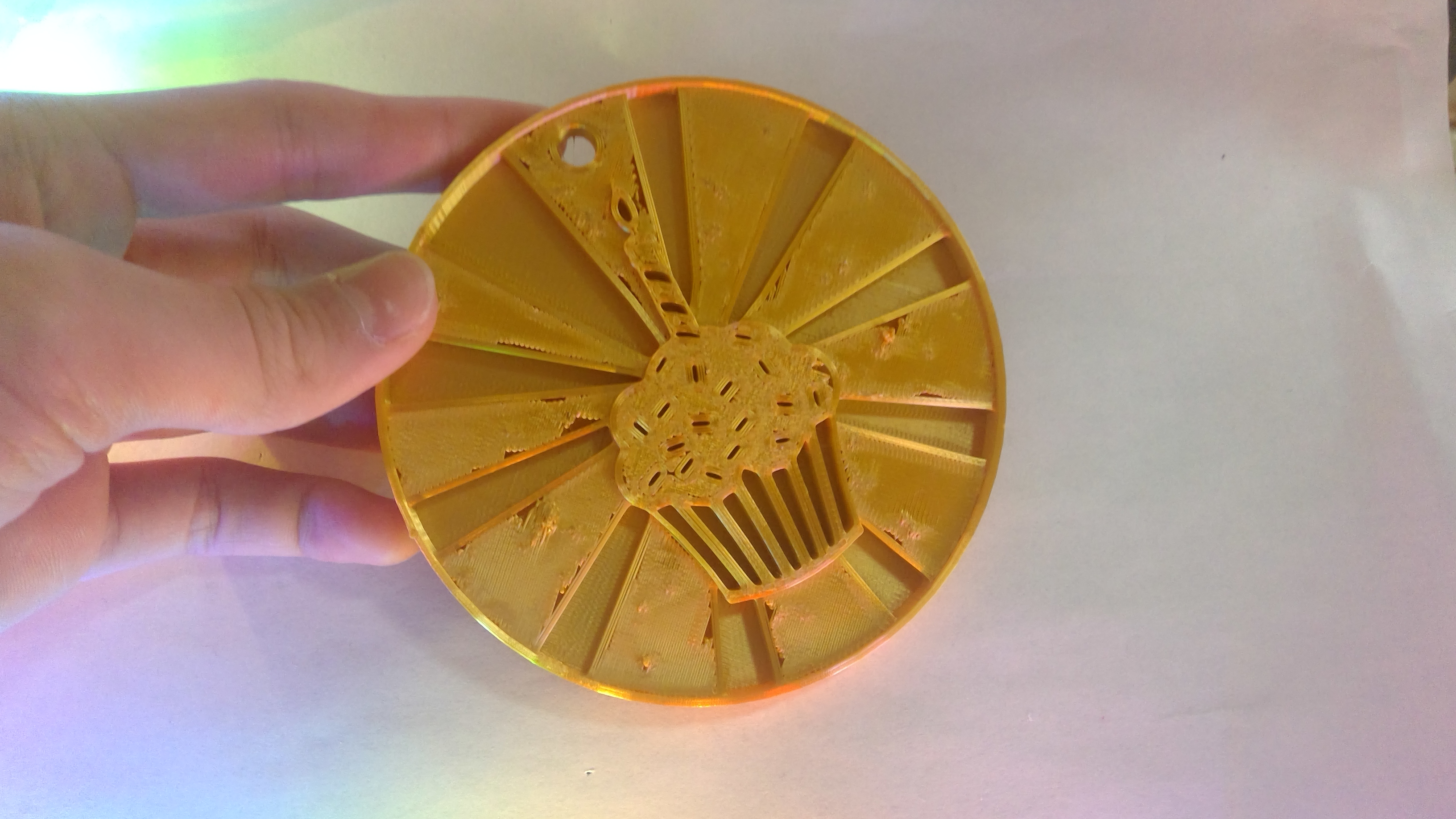 2-In-1 Cupcake Birthday Ornament/Coaster