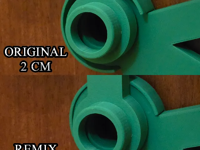 Angle guide 1,2 cm tall for " Not another LEGOBrick Wreath" (Remix)