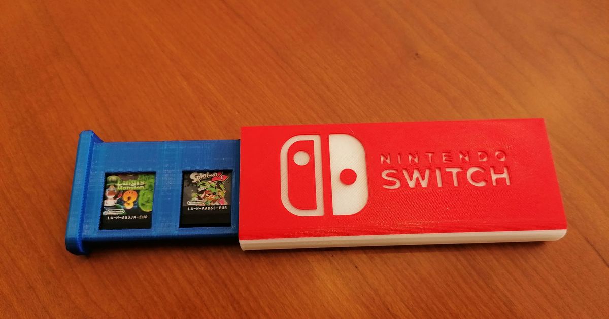 Nintendo Switch Cartridge Storage by Ruiaxe Download free STL model