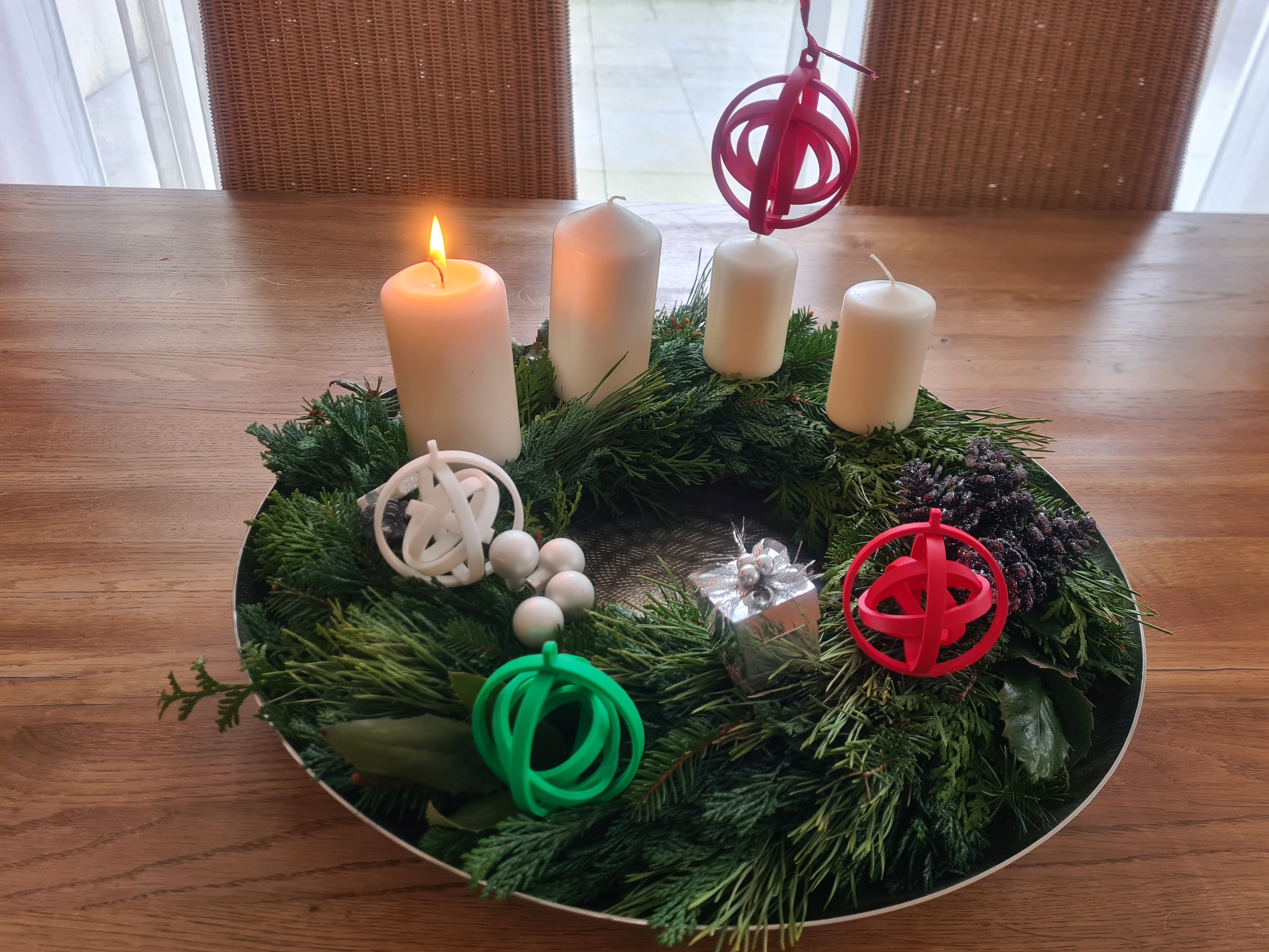 Fidget Christmas Ornament (print in place) — miniatura 4