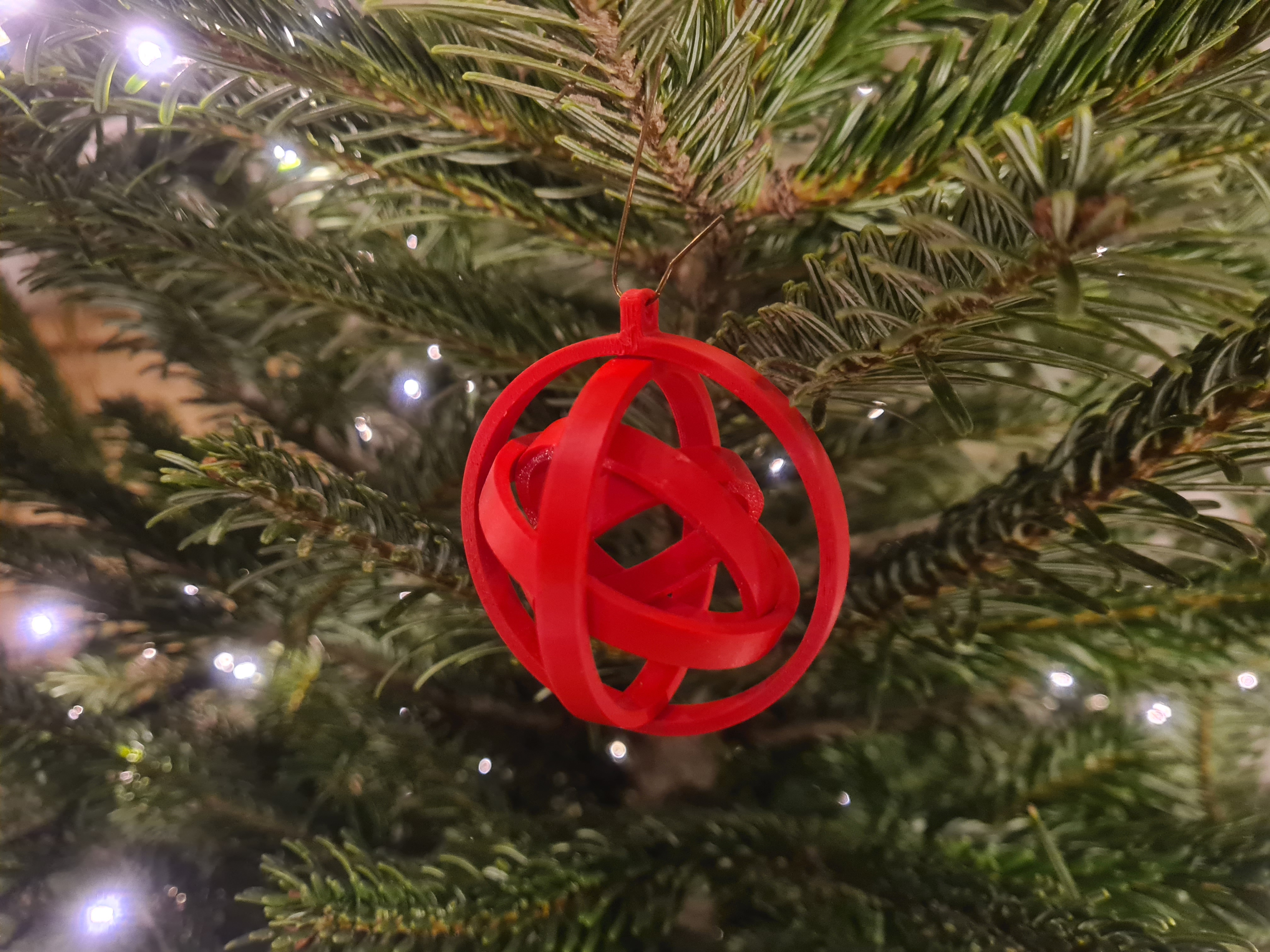 Fidget Christmas Ornament (print in place) — miniatura 2