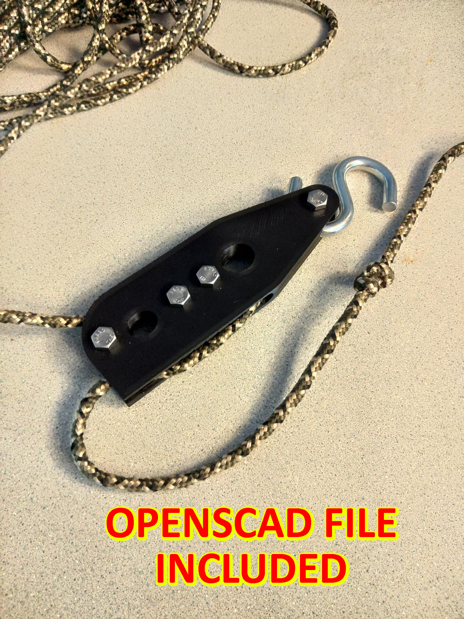 Prepper's 3/8" Cleated Rope Cinch