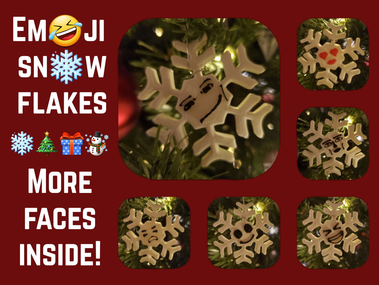 Emoji Snowflakes!
