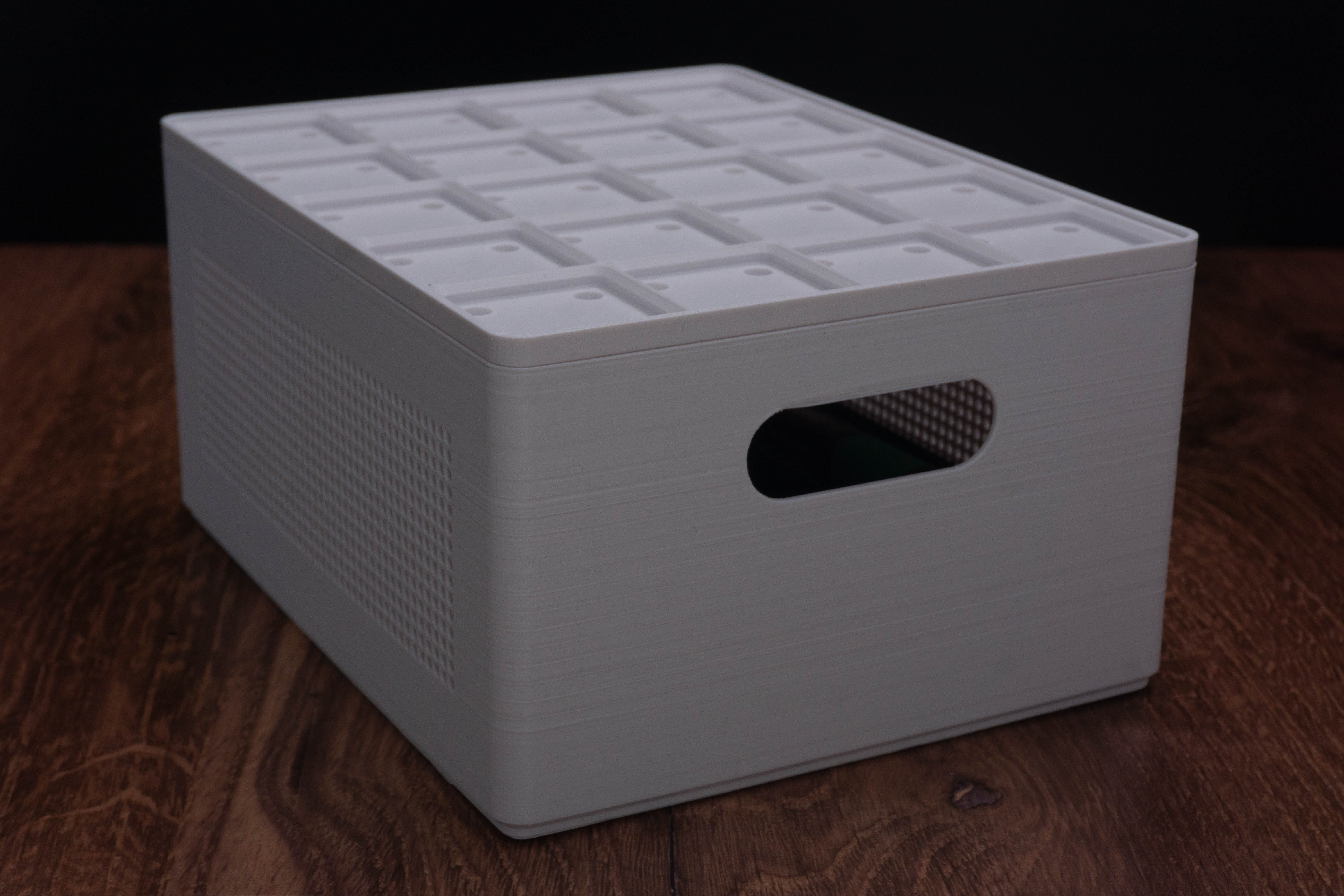 Stackable Gridfinity Tote Bin (5x4, 12u tall)
