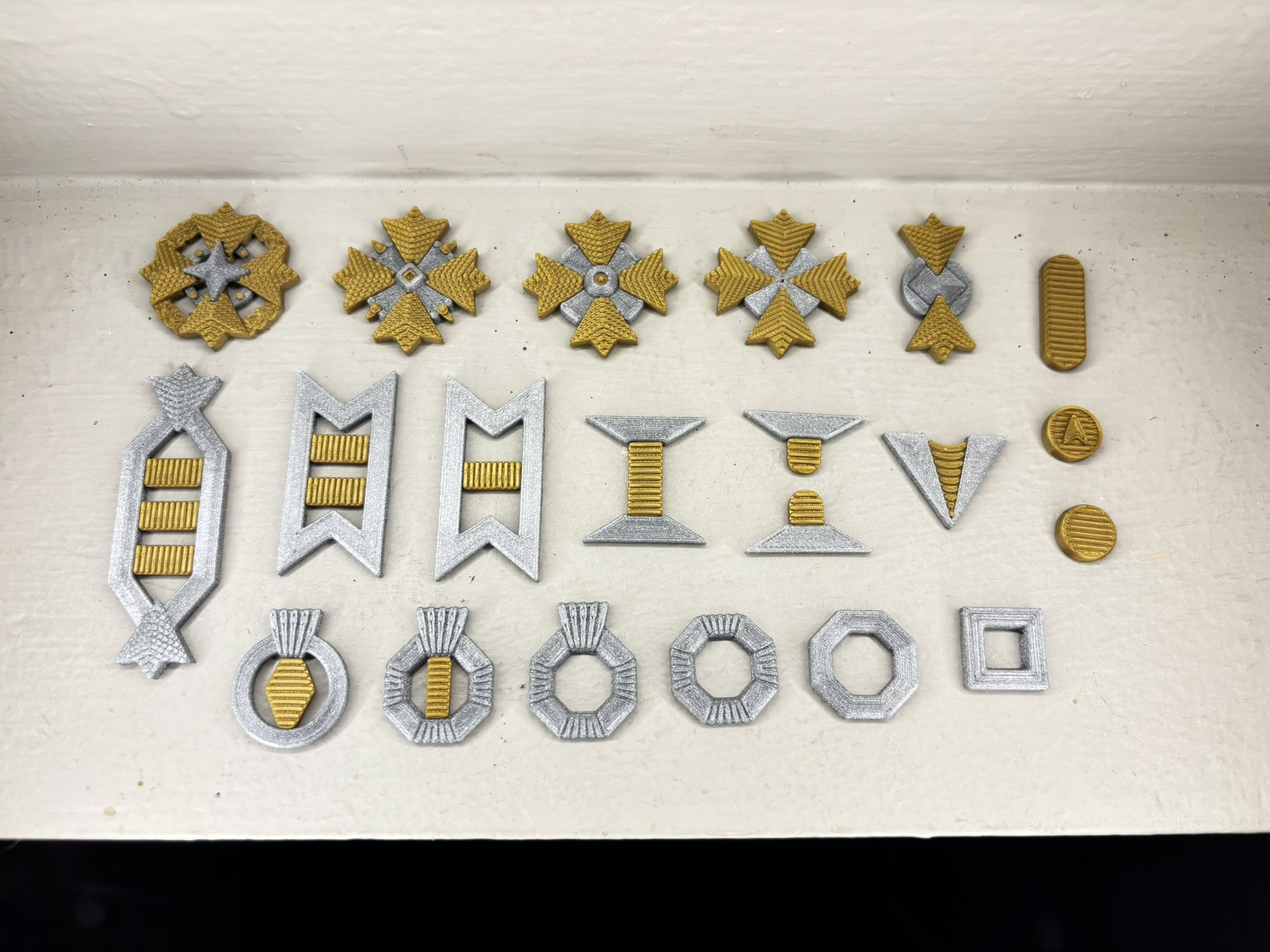 Star Trek TWOK Rank Insignia