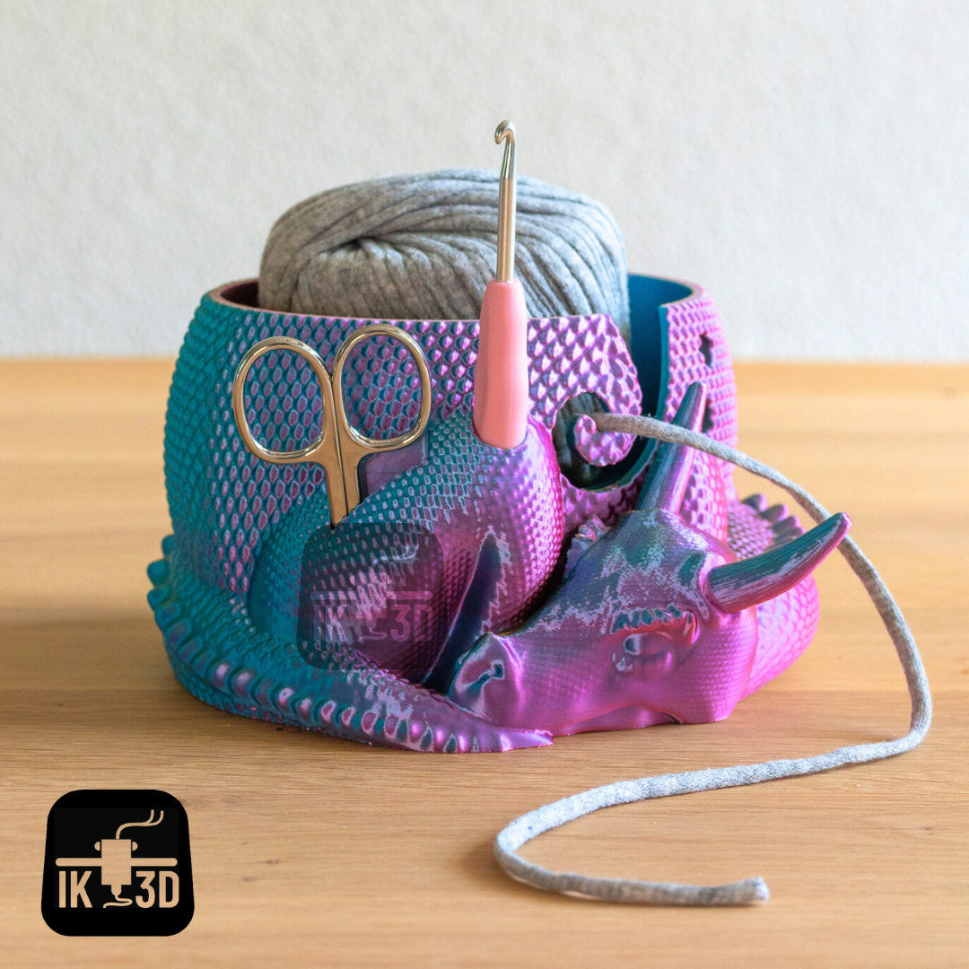 Dragon Yarn Bowl / 3MF Included