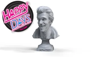 Happy Days - Fonzies Bust 3d