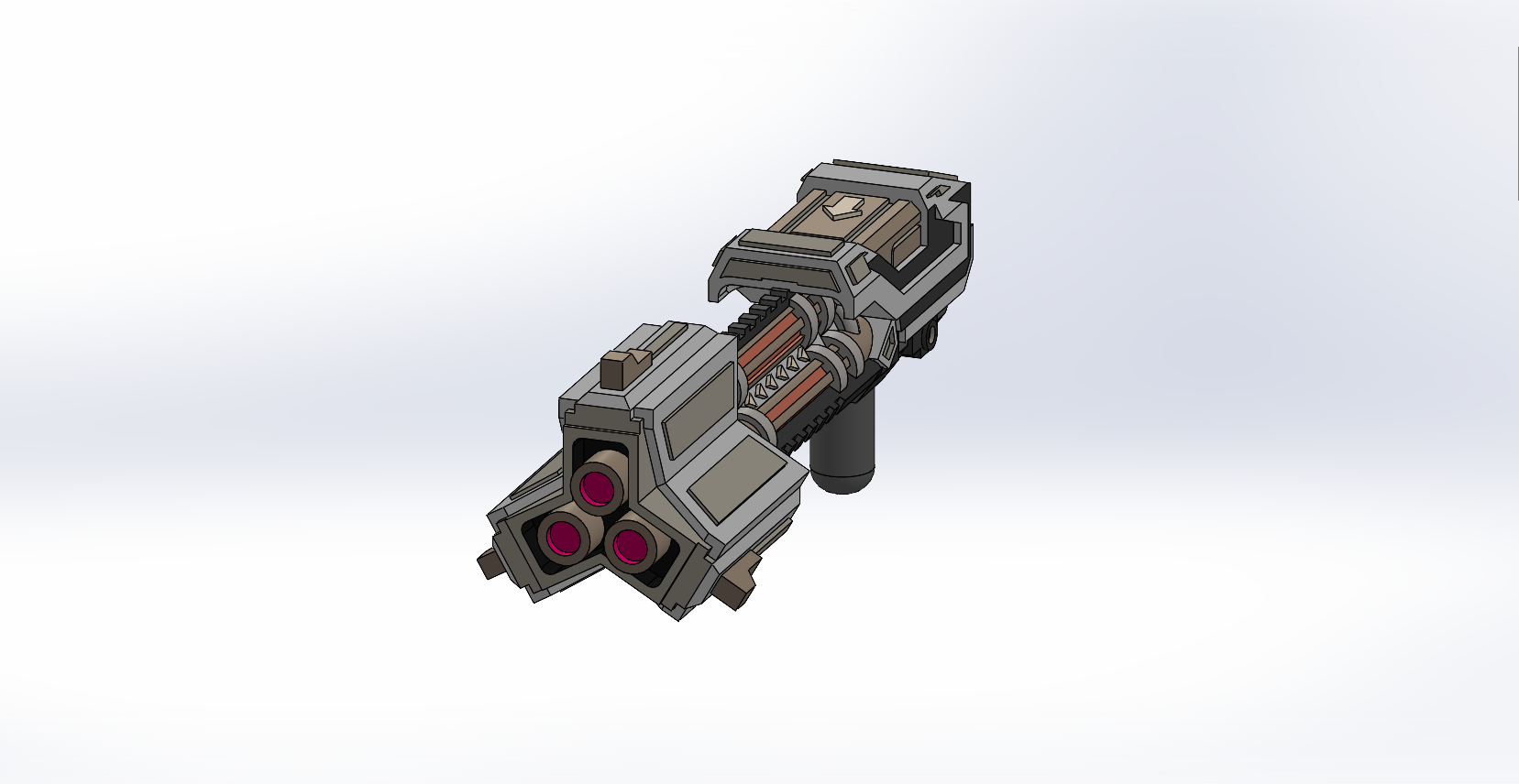 Transformers Triple Fusion Cannon, 5mm Handle, D-16, Megatron