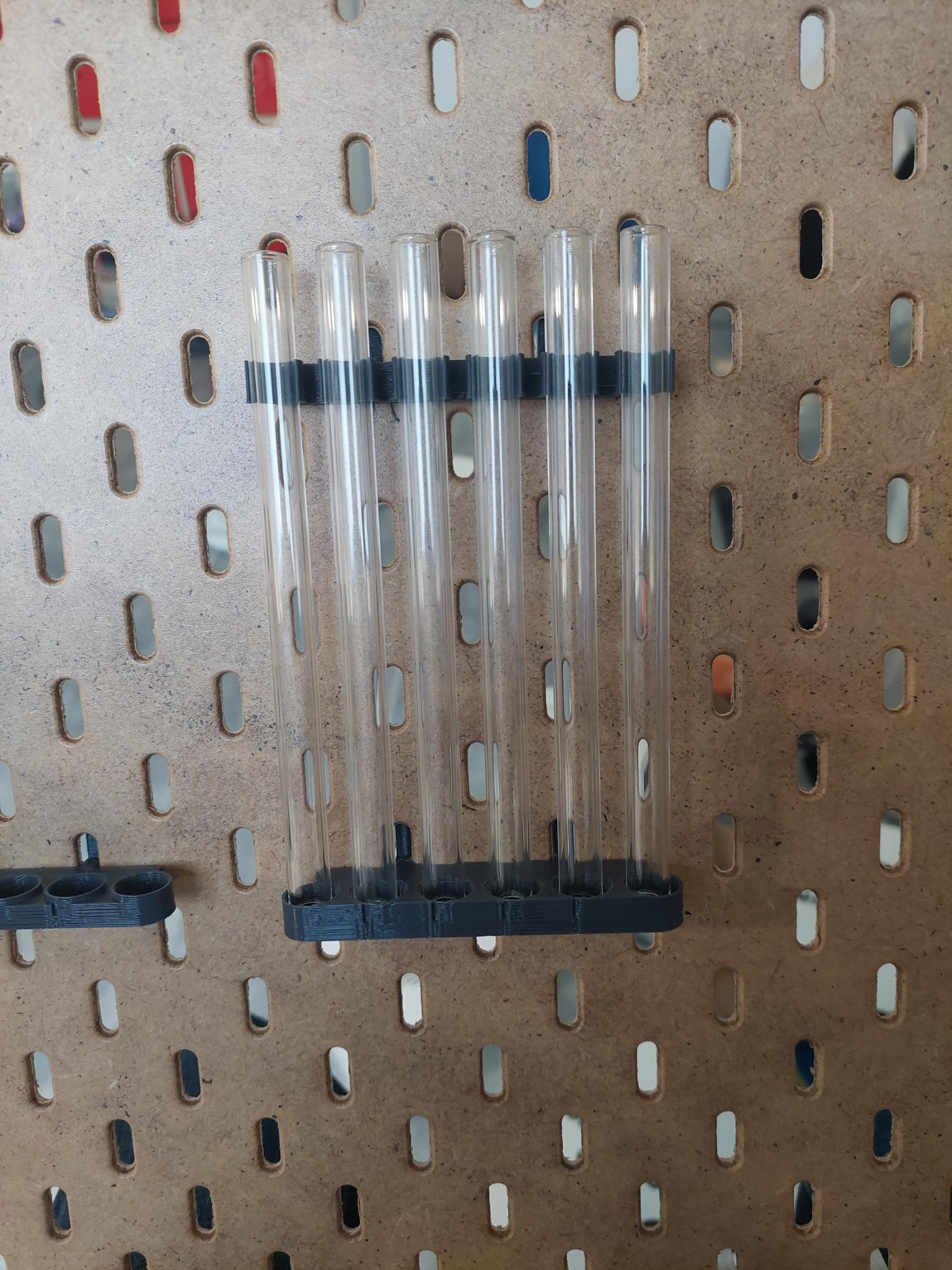 Ikea skadis glass straw support x6
