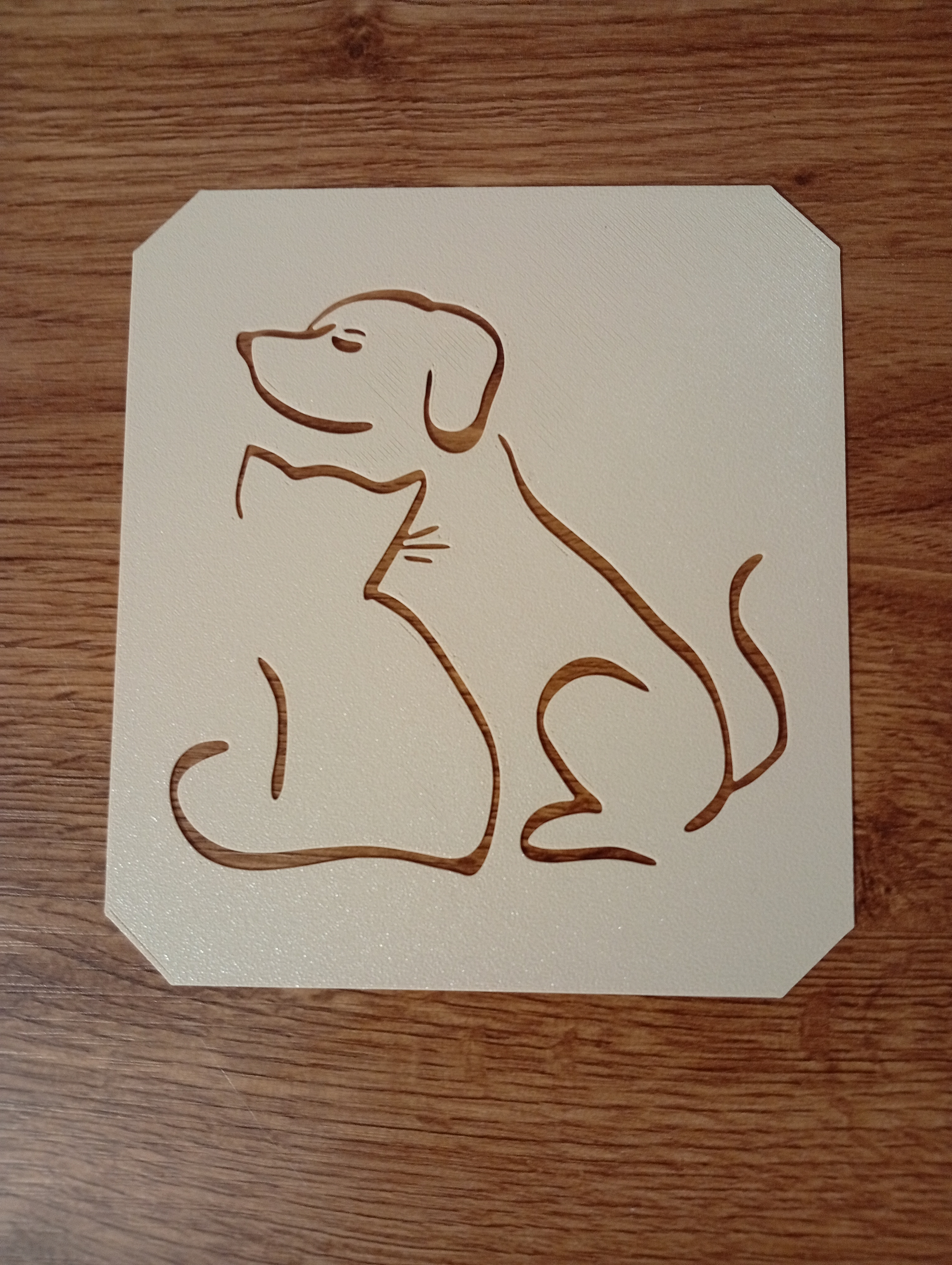 Dog and Cat Stencil Template