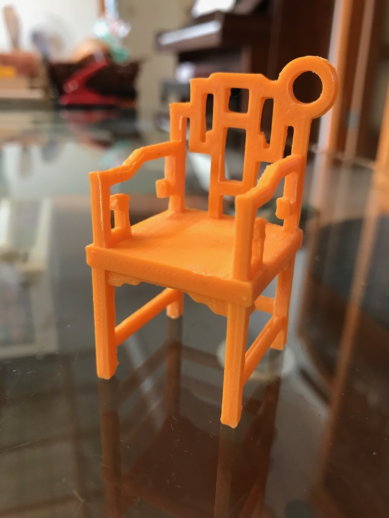 China Qing dynasty armchair Keychain