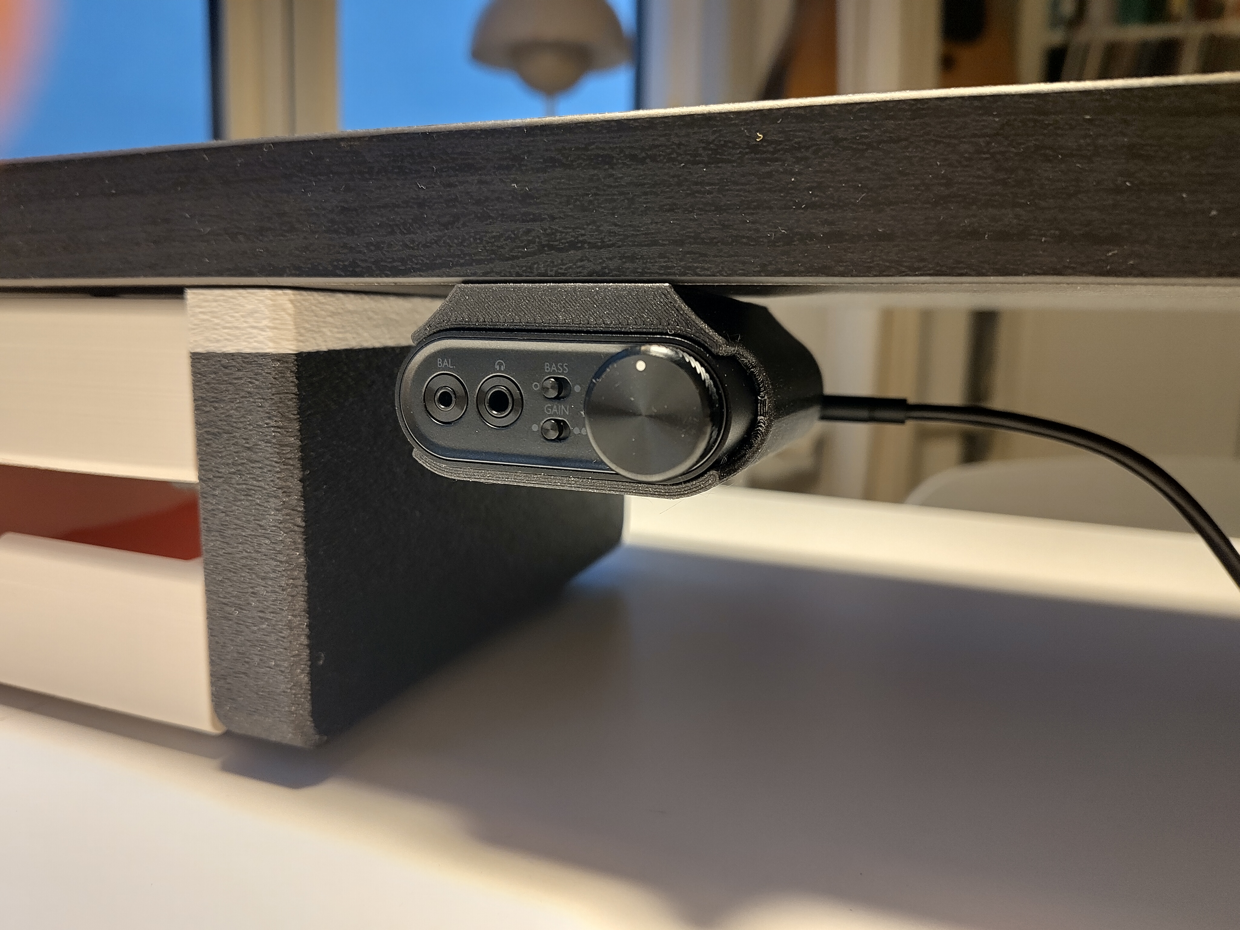 Fiio K3 Mount for Raz's Desk Organizer with Magnetic USB-C 3D model thumbnail