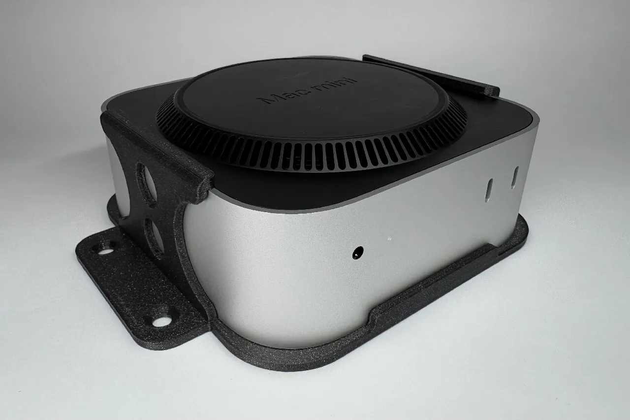 MAC Mini M4 Mount (under desk) by ballemax | Download free
