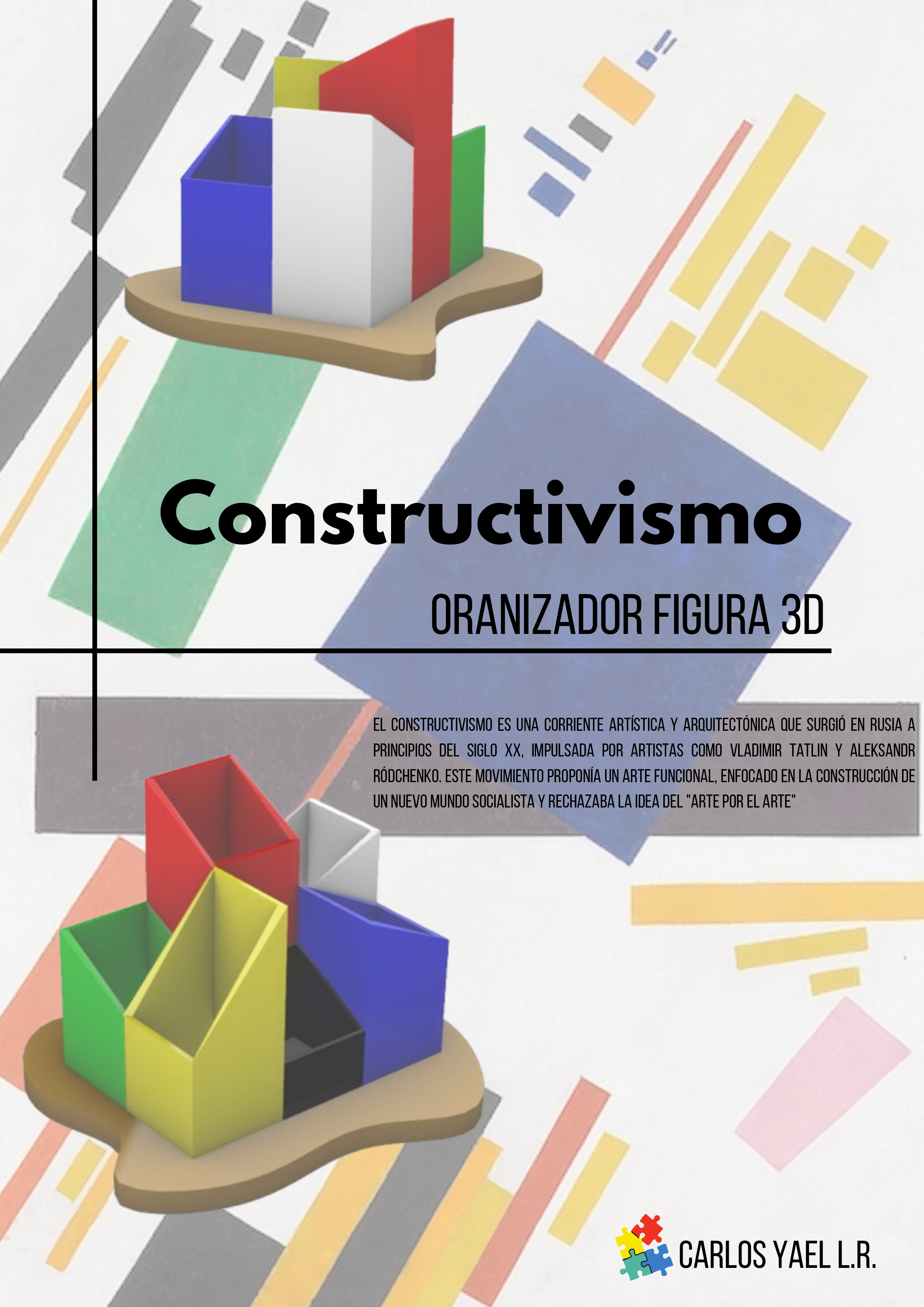 Constructivist Pencil Holder