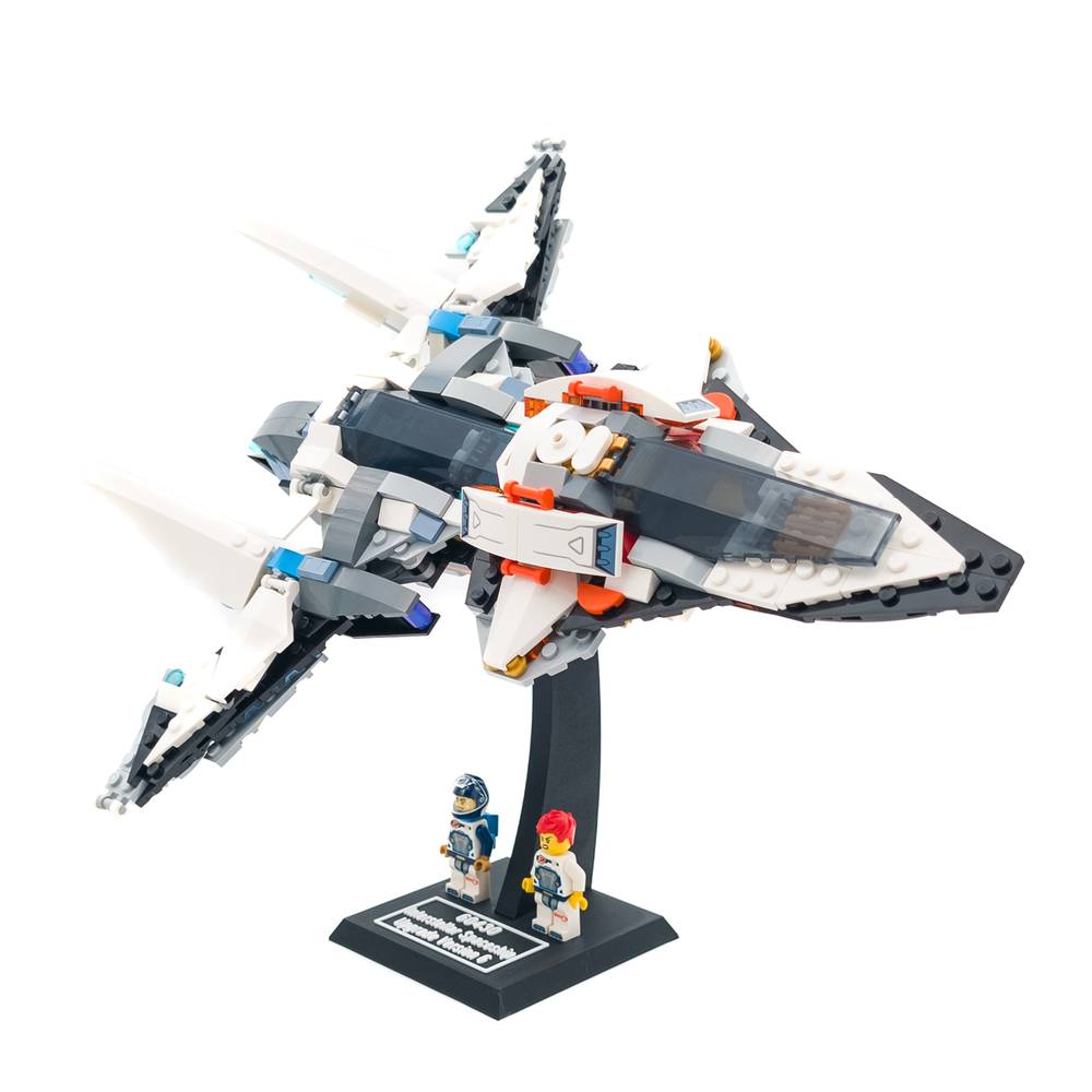 Display Stand for LEGO 60430 Interstellar Spaceship Upgrade version 6  (MOC by  anderson_brick_art)