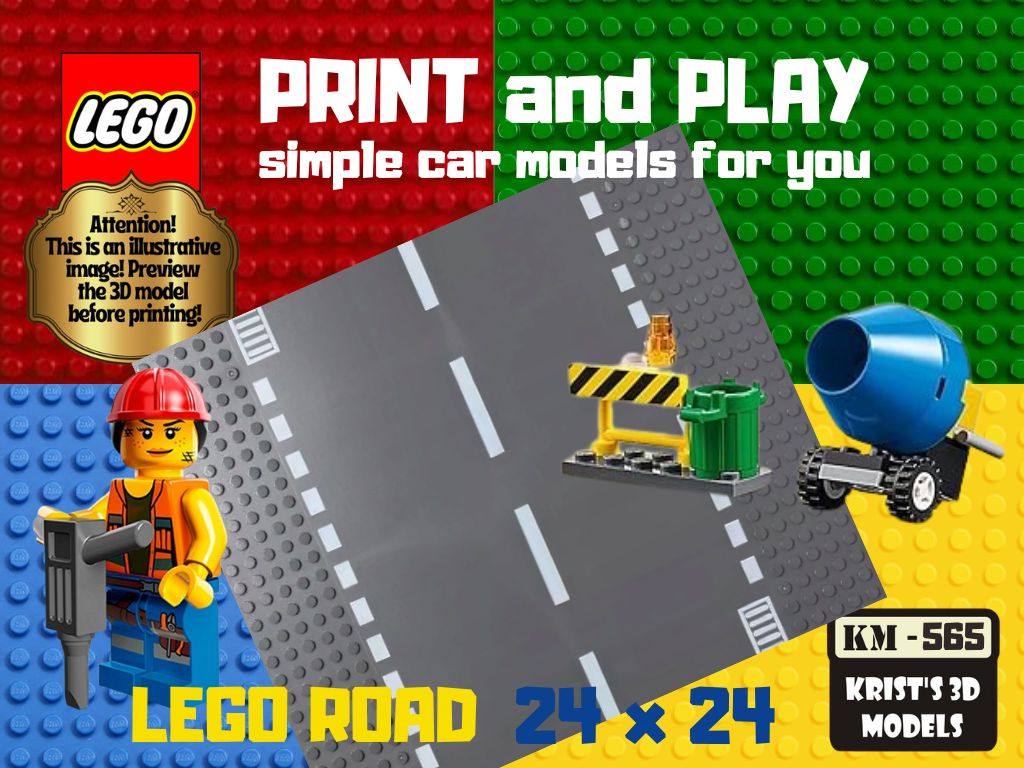 LEGO Road Plate 24x24