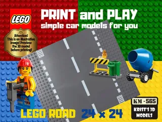 LEGO Road Plate 24x24 by Mgr. Pavel Krist | Download free STL model | Printables.com