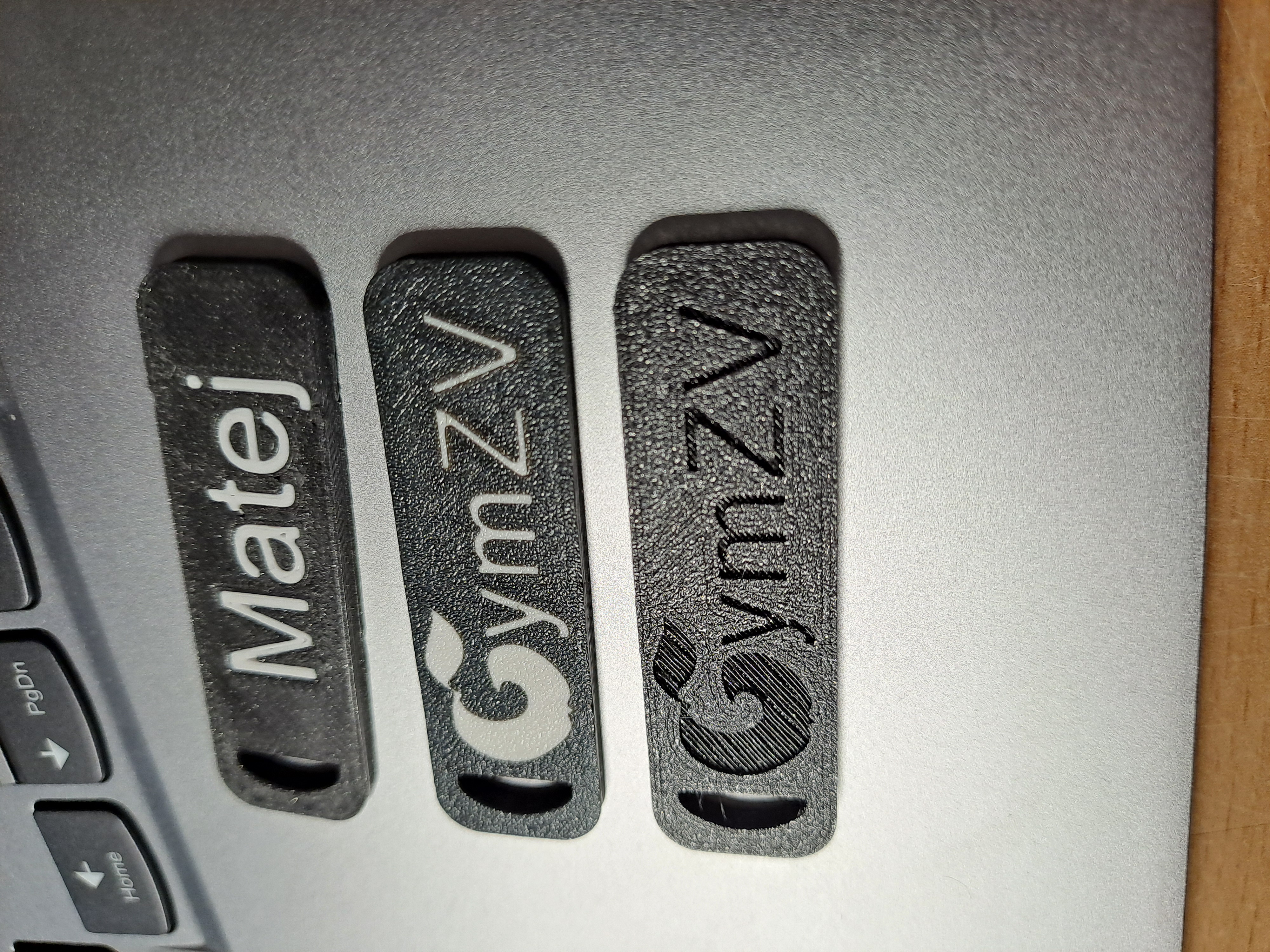 Miniatura 4 do modelo 3D Keychain name tag