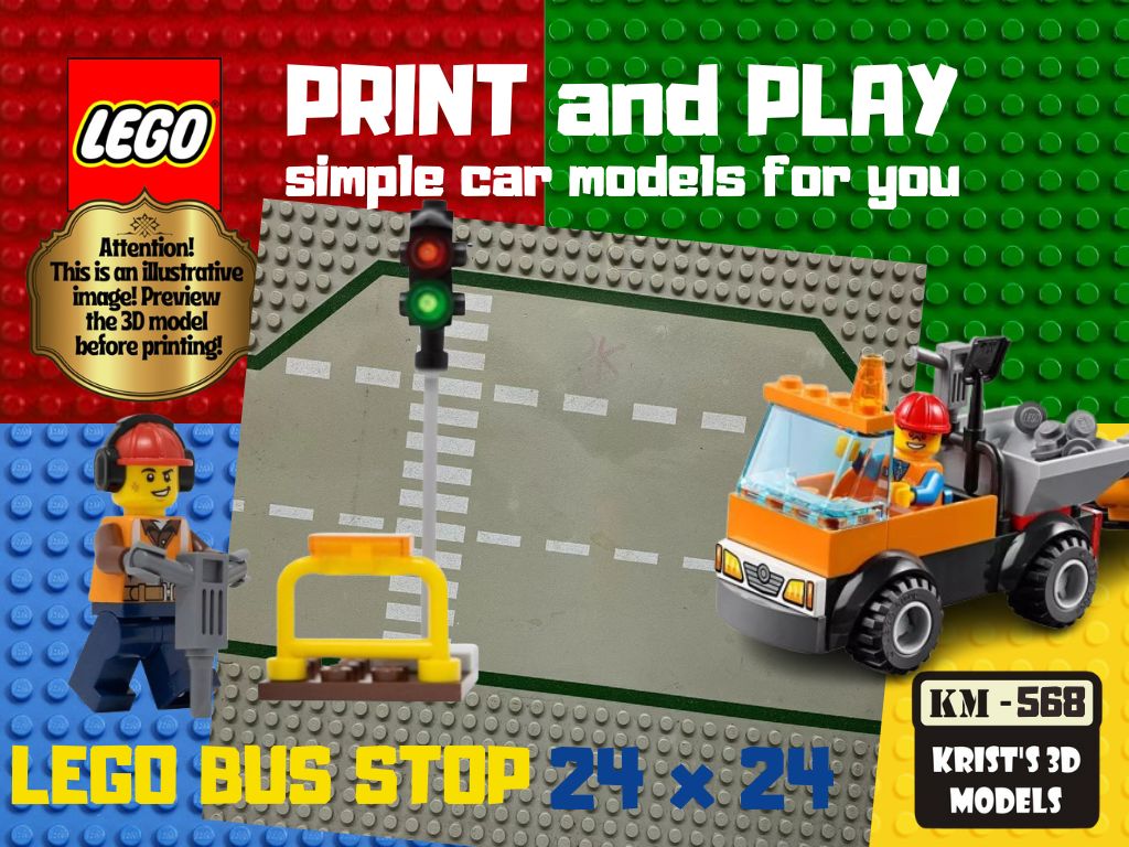 LEGO BUS STOP 24x24